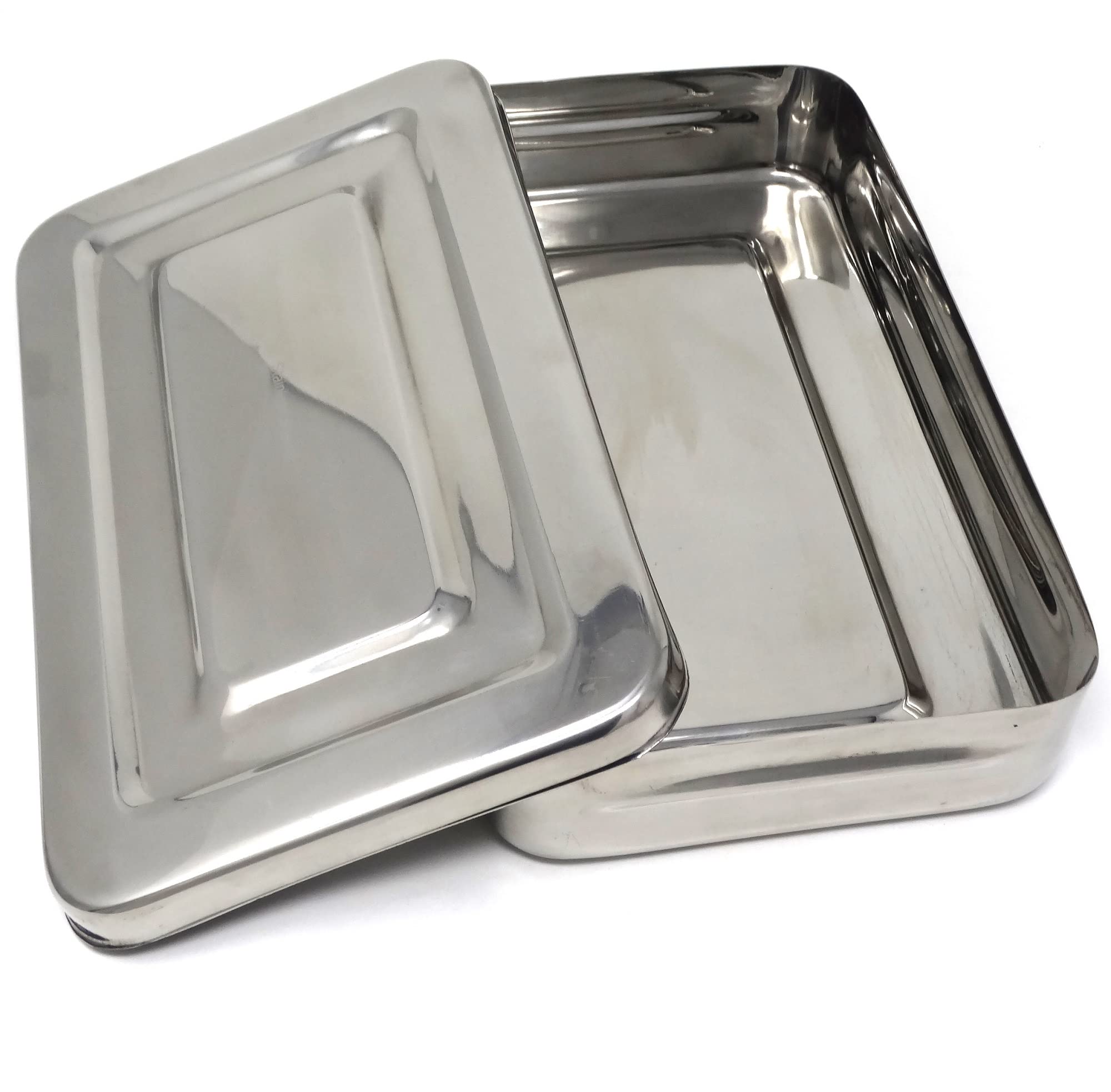 Premium Stainless Steel Sterilization Box for Dental/Surgical Instruments & Jewelry Storage - 10