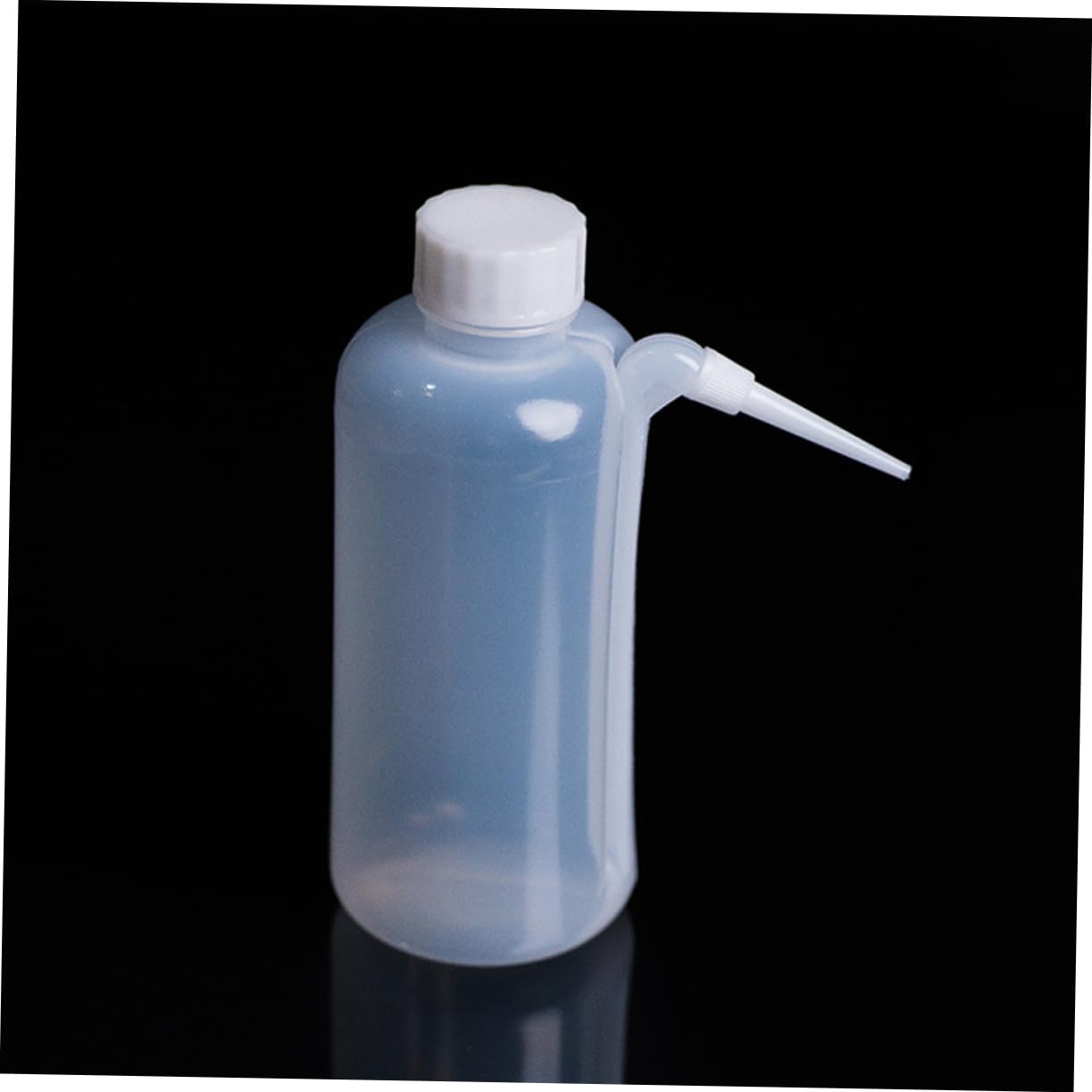 2-Pack FUNOMOCYA Wide Mouth Rinse Bottles with Side Pipe & Dropper - Plastic Wash Bottles for Laboratory, Mouthwash Dispensing, and Cleaning - Ideal for Science Labs, Dental Offices, and Home Use