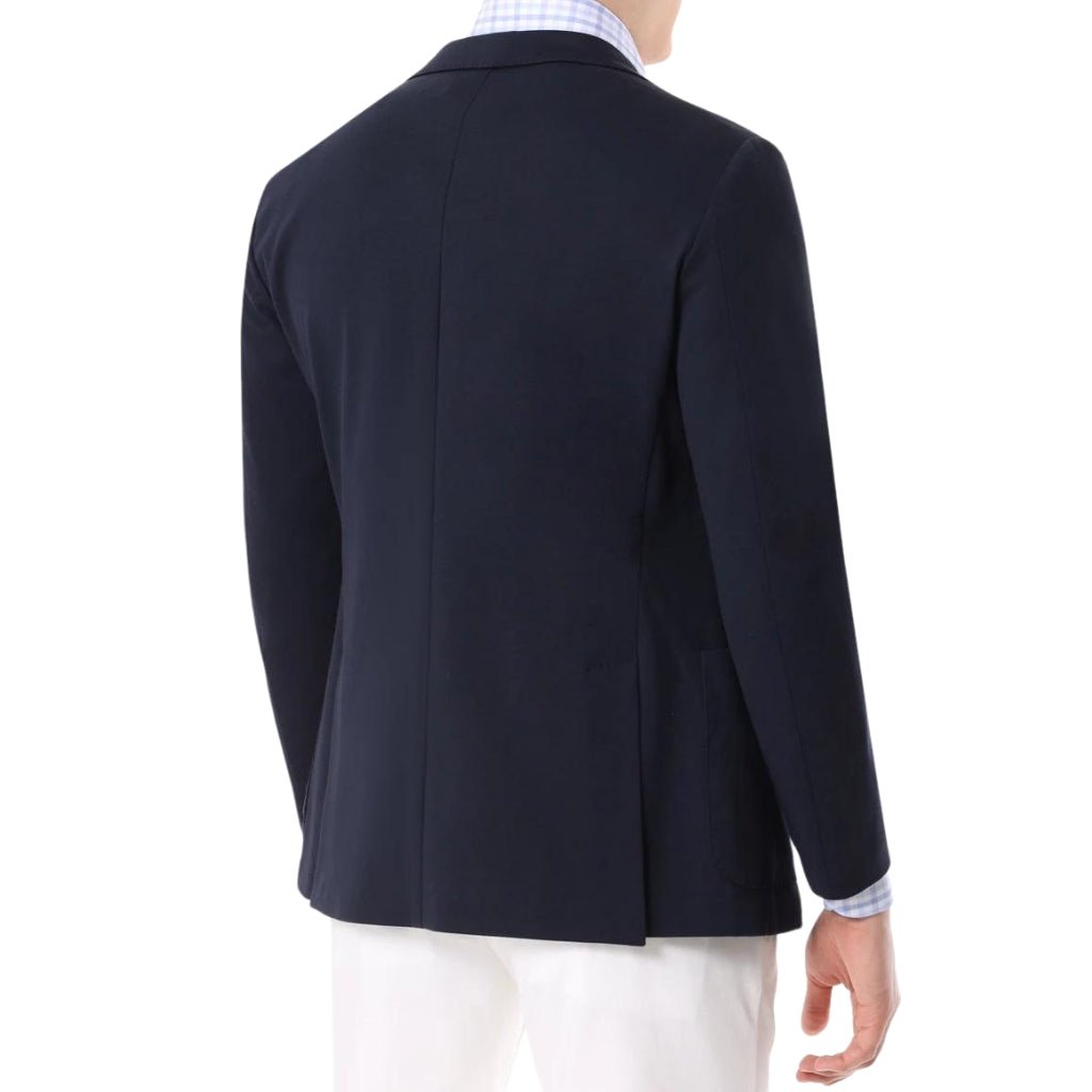 FRADI Cotton Jersey Jacket for Men - Soft & Comfortable Lightweight Blue/Navy Pullover Hoodie - Perfect for Casual Wear, Gym, Outdoor Activities & Travel