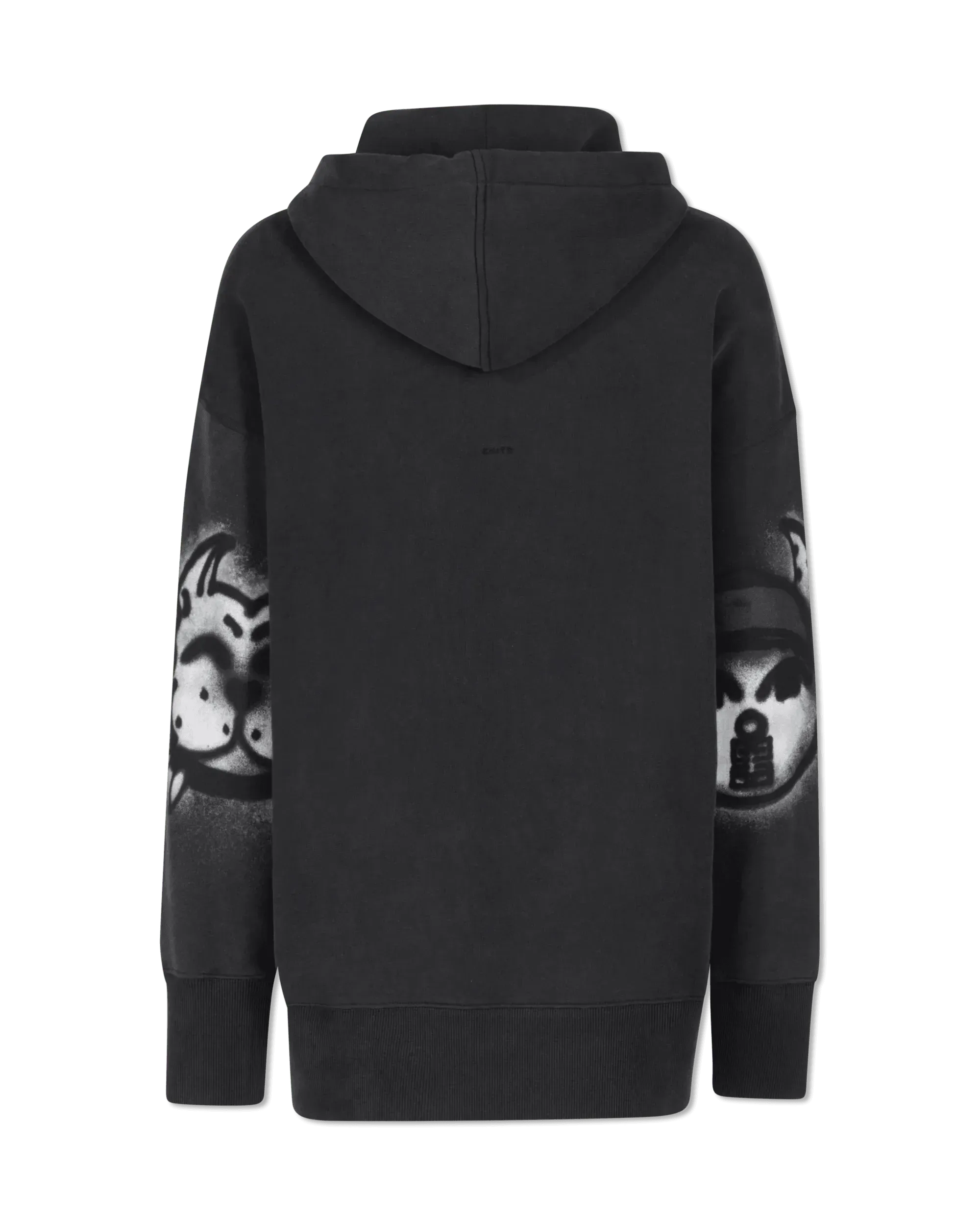 Graffiti Print Oversized Hoodie for Men & Women - Streetwear Fashion, Urban Style, Comfortable Pullover for Casual Wear, Gym, and Outdoor Activities