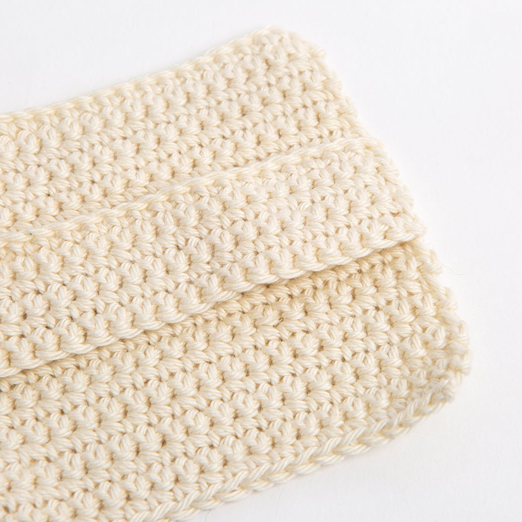 Crochet Kit for Face Cloth & Exfoliating Scrub Pad - DIY Handmade Skincare & Bath Accessories for Gentle Cleansing & Spa Days