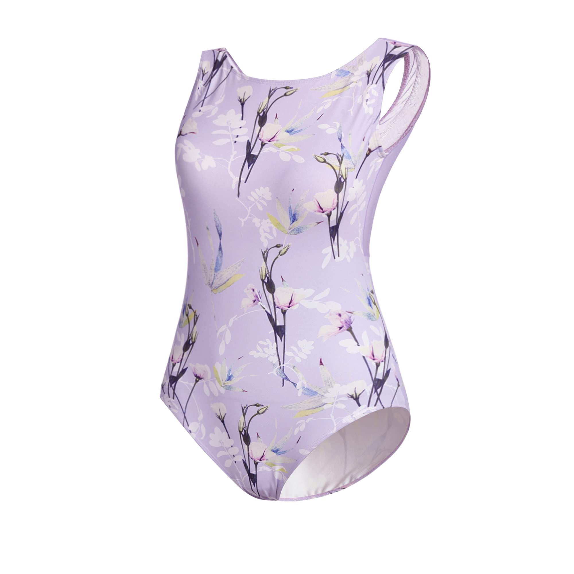 Girls & Women's Ballet Dance Leotard - Stretchy Gymnastics Bodysuit Tank Top for Ballet Class, Dance Practice & Performance
