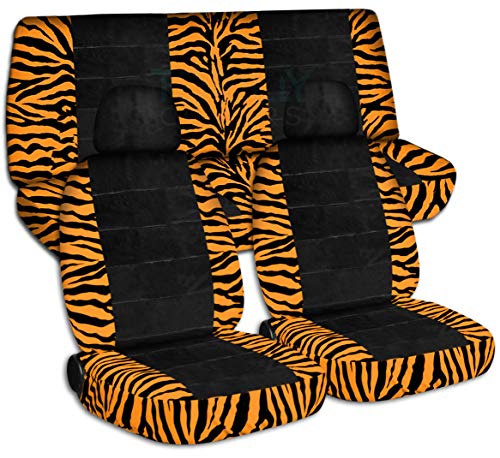 Orange Zebra & Black