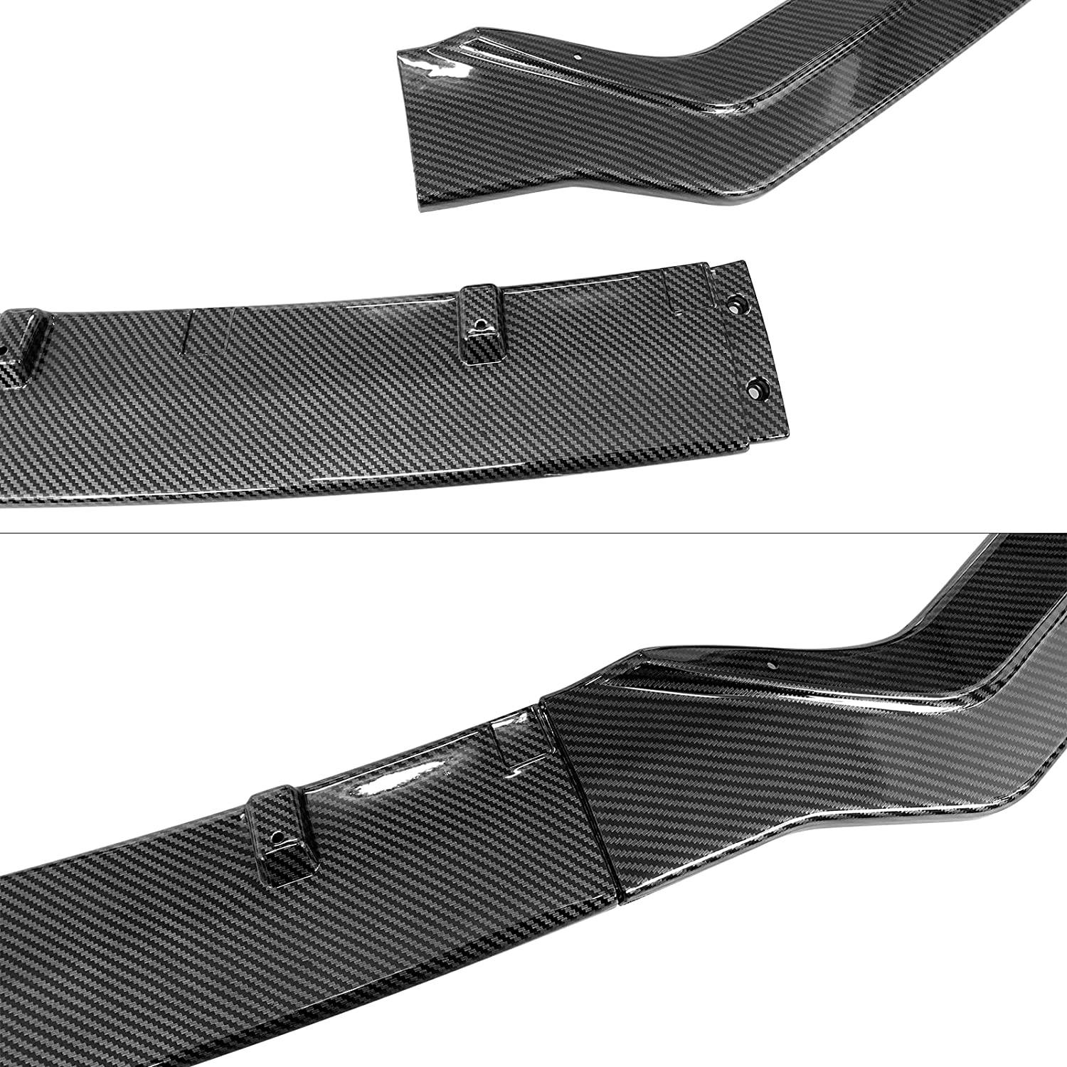 2018-2023 Infiniti Q50 Sport Front Lip Spoiler - 3 Piece Style Aggressive Body Kit - Perfect for Car Enthusiasts & Street Racing Upgrades