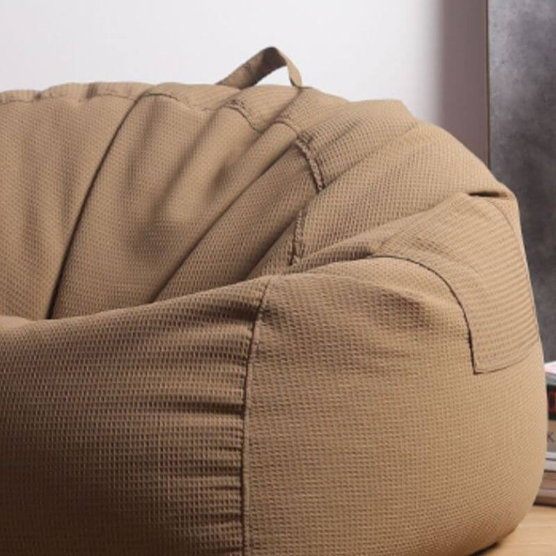 Versatile Sack Chair with Armrests - Portable Bean Bag Chair with Built-in Storage Pouch - Perfect for Living Room, Bedroom, Dorm or Outdoor Relaxation