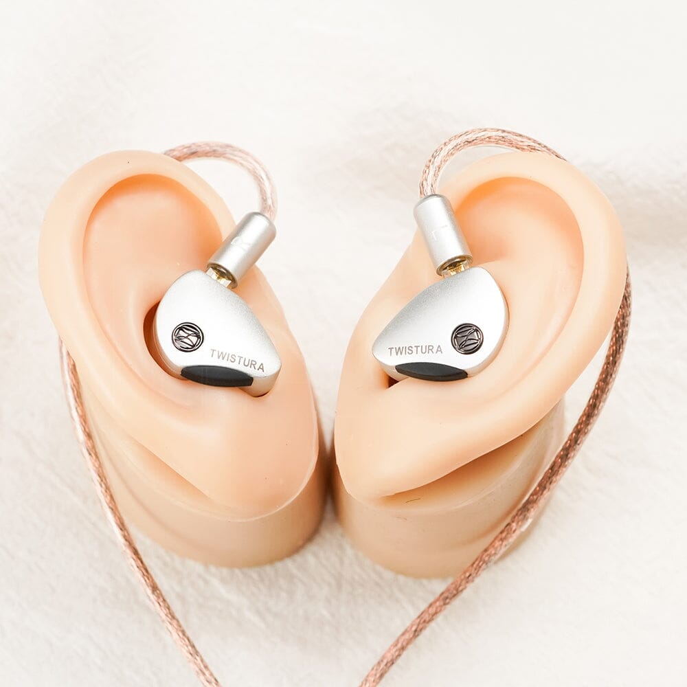 TWISTURA Woodnote 10mm Wood Diaphragm Dynamic Driver In-Ear Monitors (IEMs) - High Fidelity Sound for Audiophiles, Musicians & Travelers