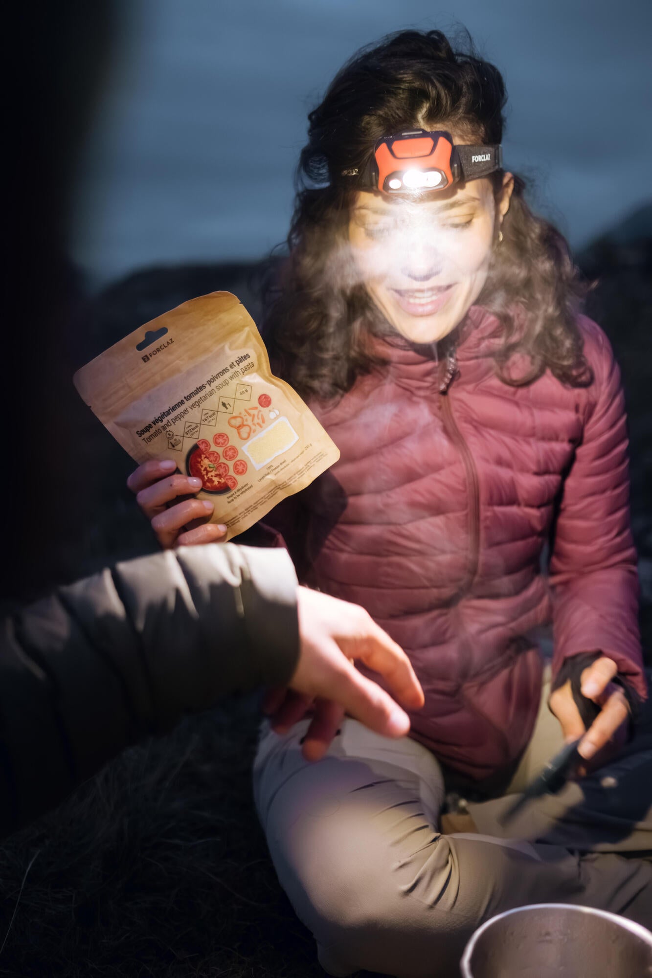 Simond Forclaz HL900 USB V3 600 Lumen Rechargeable Headlamp - Bright LED Head Torch for Camping, Hiking, Running & Outdoor Adventures