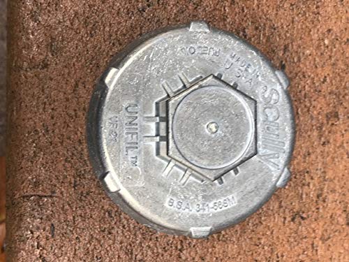 Scully Home Heating Oil Fill Cap - Replacement Fuel Tank Cap for Furnaces & Boilers - Durable Outdoor Use in Cold Weather