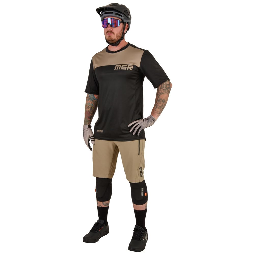 MSR MTB Rush Shorts - Men's Mountain Bike Shorts with Breathable Fabric & Stretch Panels for Comfortable Riding | Perfect for Trail Biking, Downhill & Enduro Cycling
