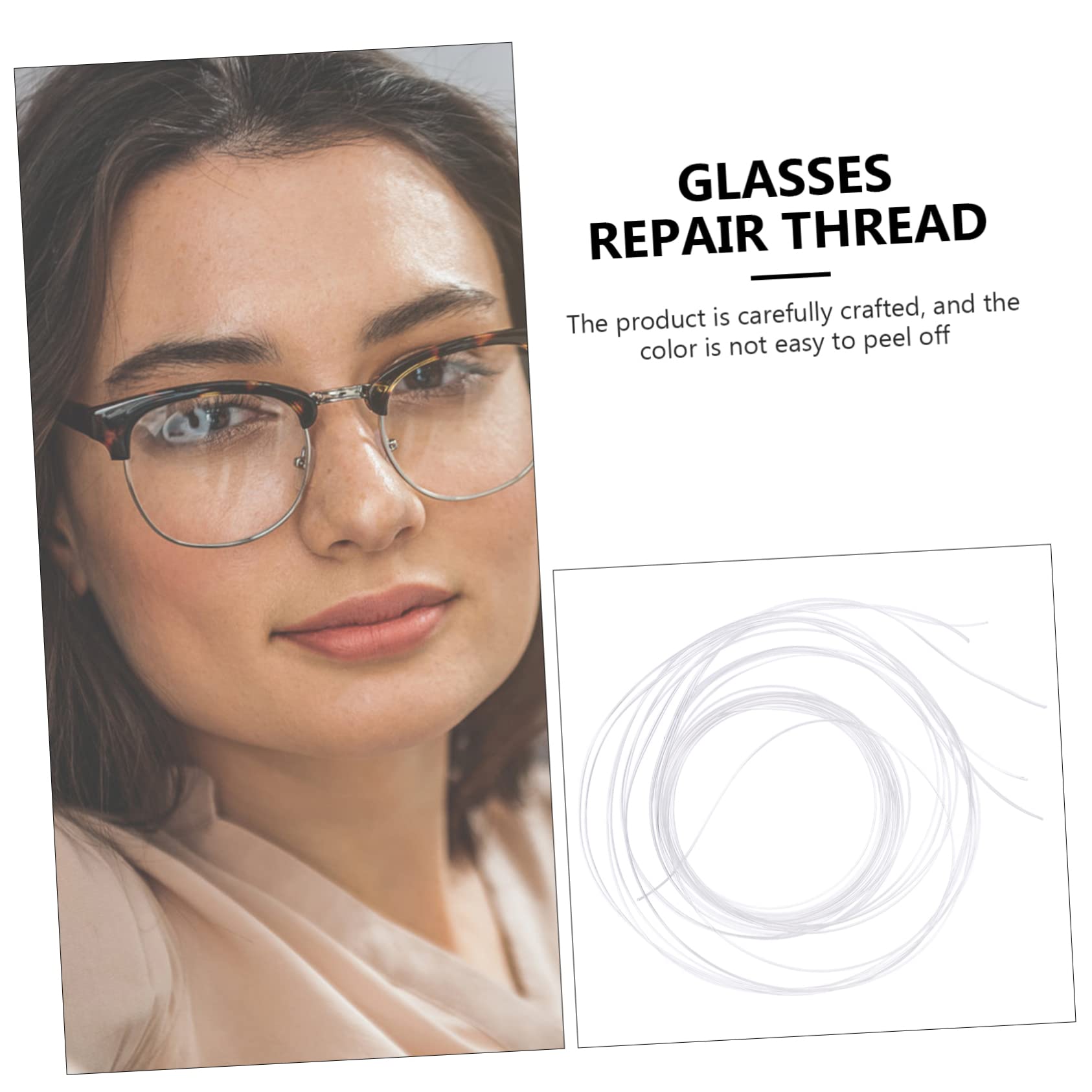 6-Pack Eyeglass Repair Kit with Nose Pads & Screws - Premium Glasses Accessories for Half-Rim Frames - Jewelry & Eyewear Repair Tools Set - Perfect for Home, Office & Travel Use
