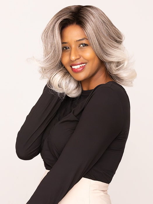 Chantelle Synthetic Lace Front Wig with Lace Top - Natural Looking Human Hair Replacement for Women | Perfect for Daily Wear, Cosplay, and Special Occasions