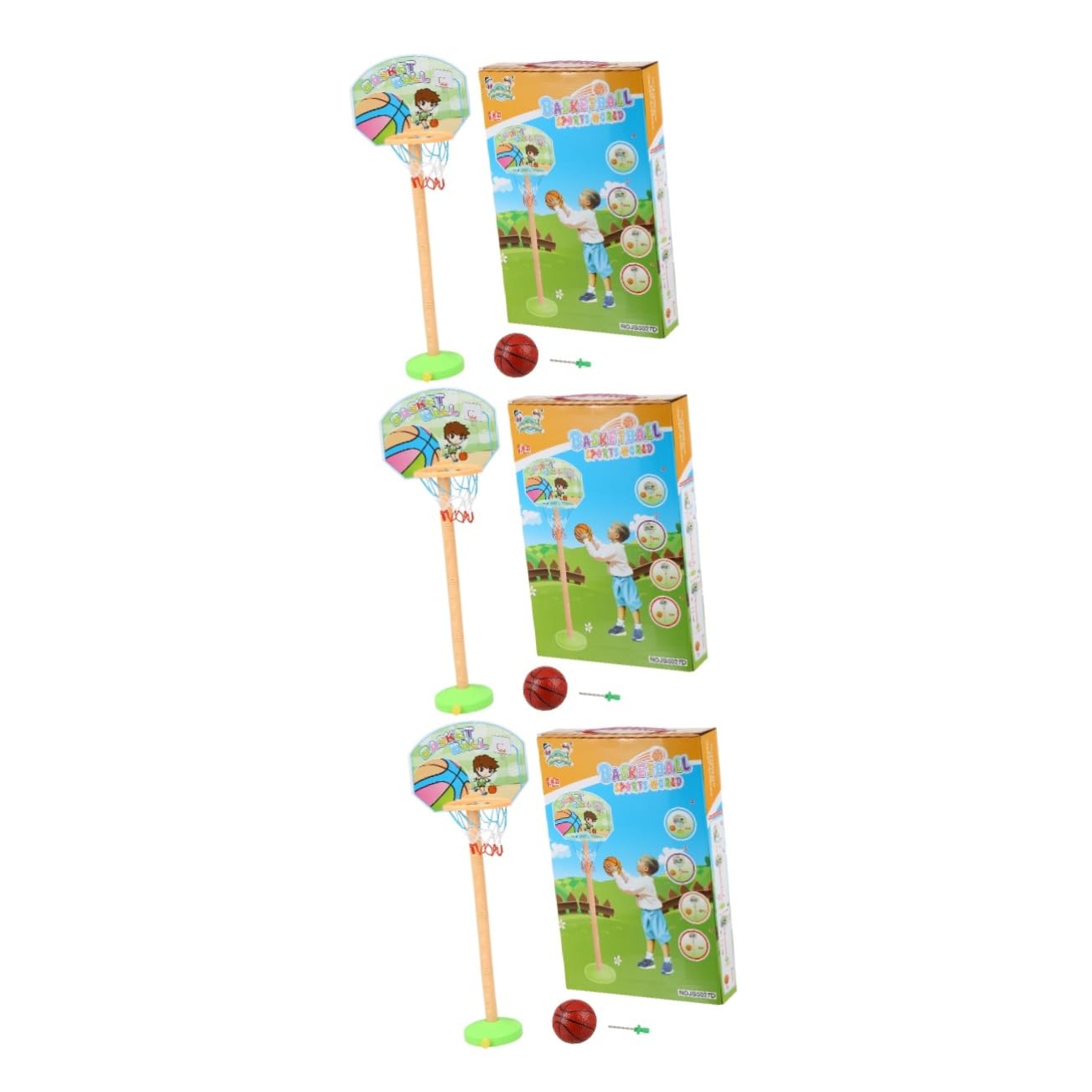 Kids Basketball Hoop Set - Indoor/Outdoor Toy for Children & Parents - Play at Home or Park