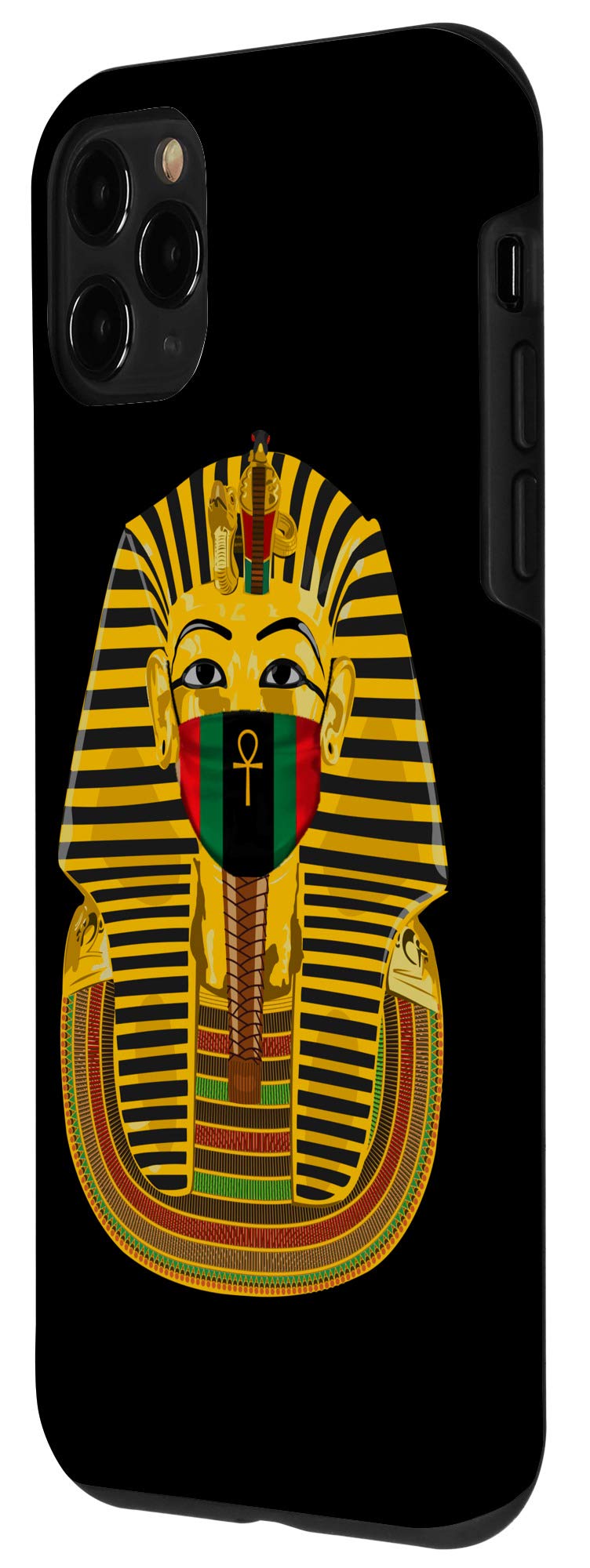 Premium iPhone 11 Pro Case - Ancient Egyptian King Tutankhamun Pharaoh Design | Durable Protective Cover for Daily Use, Travel & History Enthusiasts