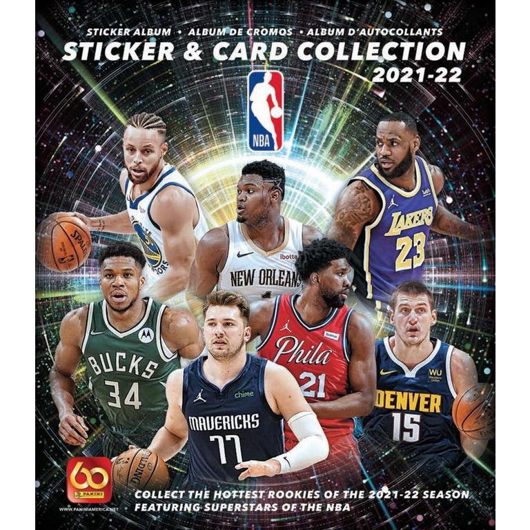 2021-22 Panini NBA Basketball Sticker Collection Album - Complete Set for Trading, Collecting & Display - Perfect for Basketball Fans & Card Collectors