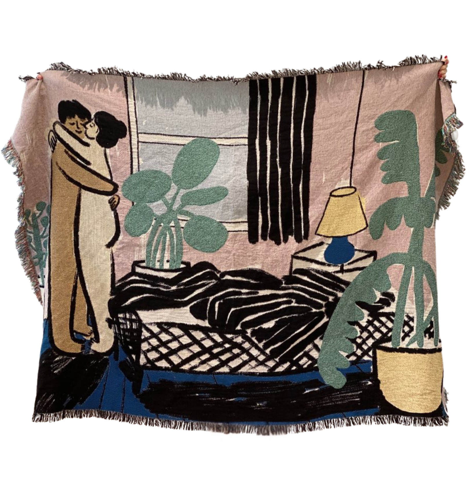 Morning Love Blanket - Ultra Soft Cozy Fleece Throw for Bed & Couch - Perfect for Relaxing, Lounging, and Gift Giving