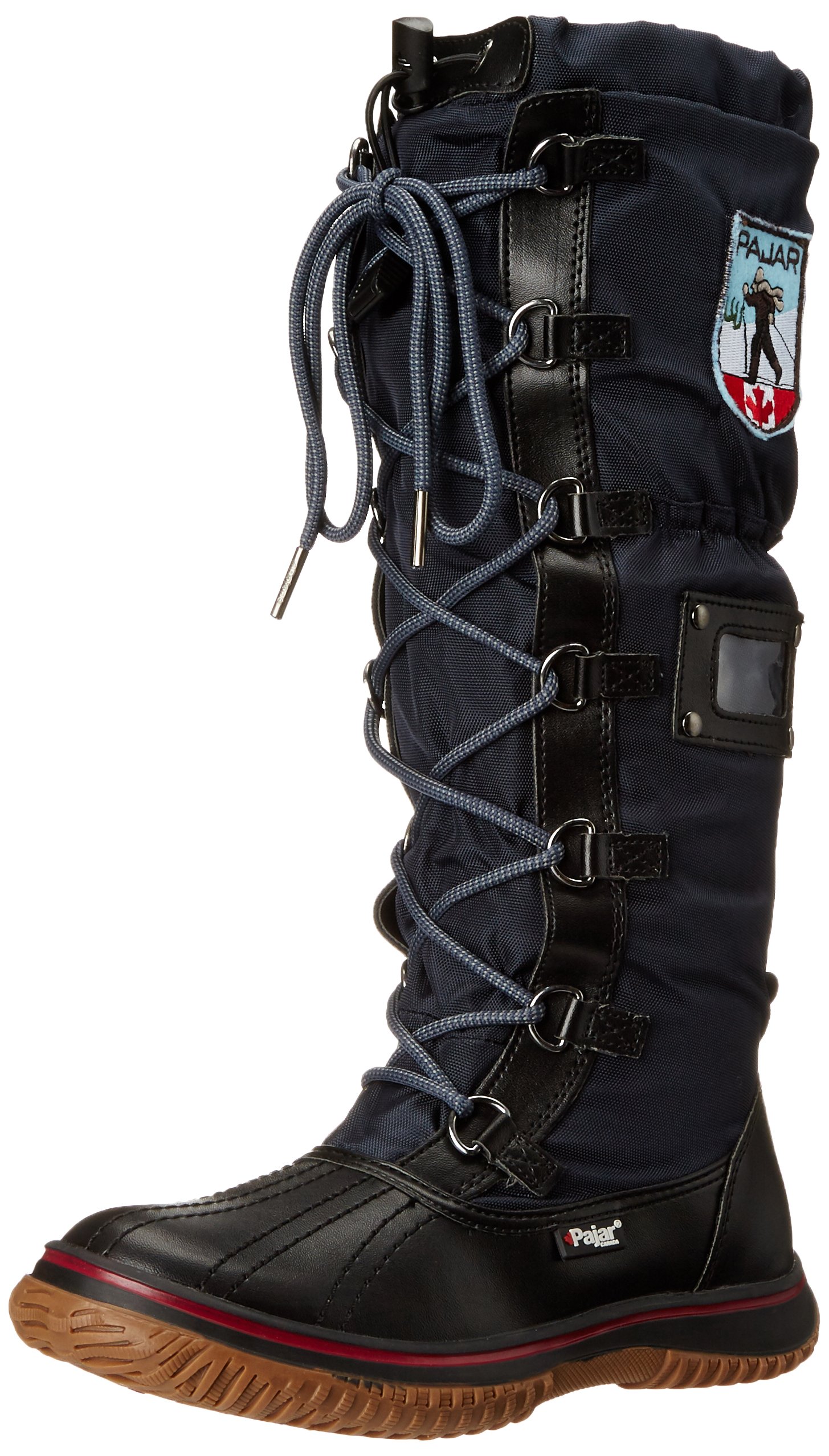 PAJAR Women's Waterproof Leather Winter Boots with Non-Slip Sole - Warm Snow Boots for Hiking, Walking & Outdoor Activities