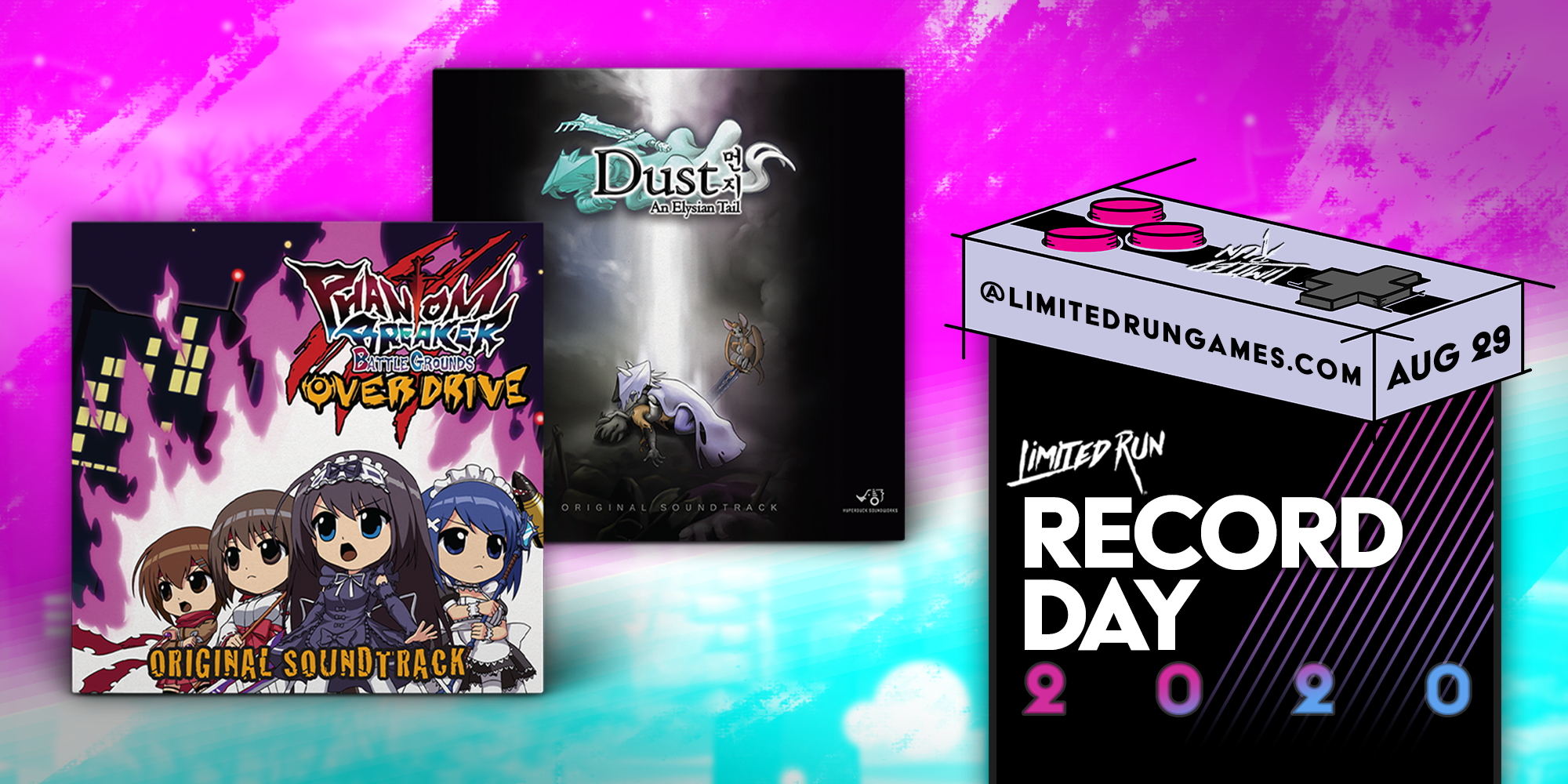Phantom Breaker: Battle Grounds Overdrive 2LP Vinyl Soundtrack - Limited Edition Video Game Music for Collectors & Gamers - Perfect for Gaming Sessions & Retro Music Lovers