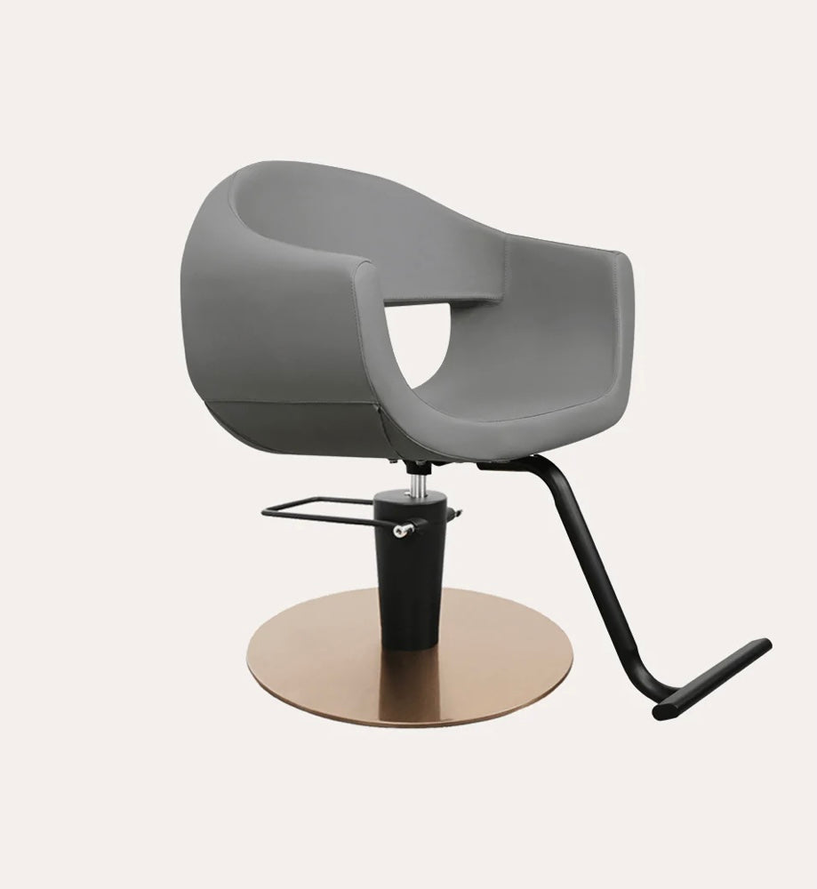 Luna Salon Chair - Professional Hydraulic Styling Chair for Hairdressers & Barbers - Adjustable Height & Swivel Base - Perfect for Salons, Barber Shops & Home Use