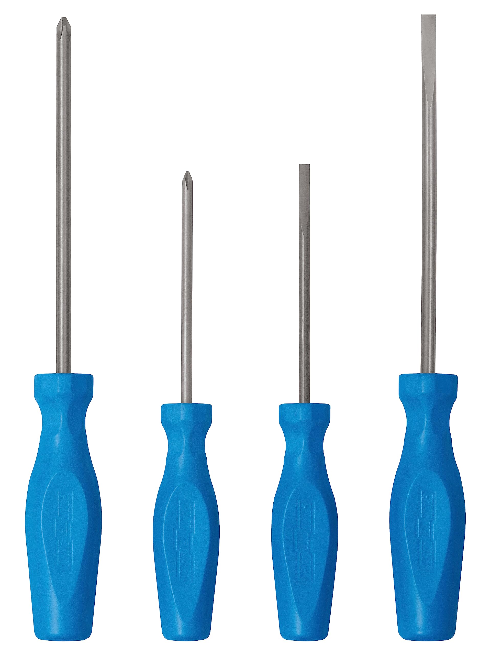 CHANNELLOCK SD-4H 4-Piece Magnetic Tip Screwdriver Set with Tri-Lobe Grip - USA Made for Home Repair, DIY Projects & Professional Use