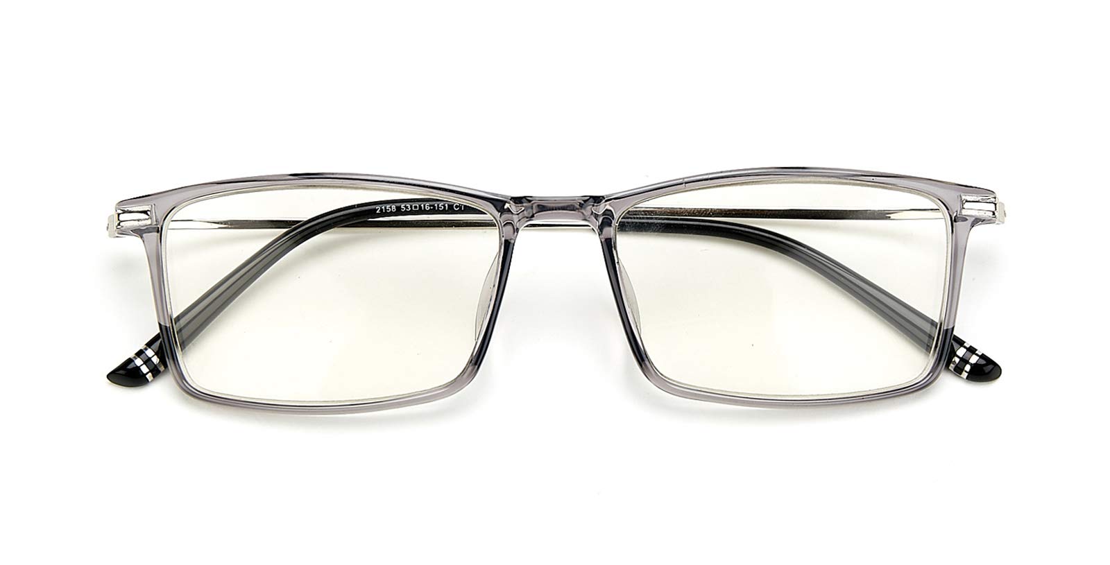 Progressive Multifocal Computer Reading Glasses for Men & Women - Anti-Blue Light Presbyopia Eyewear for Office Work, Gaming & Screen Time