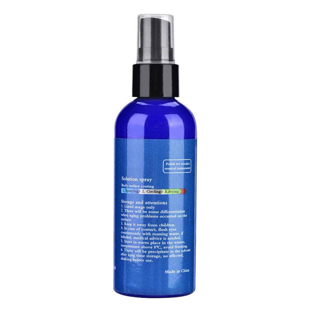 100ml Premium Guitar Polish & Cleaner - Safe for Wooden Musical Instruments Like Violin, Piano & Guitar | Restores Shine & Protects Finish | Ideal for Musicians, Performers & Instrument Maintenance