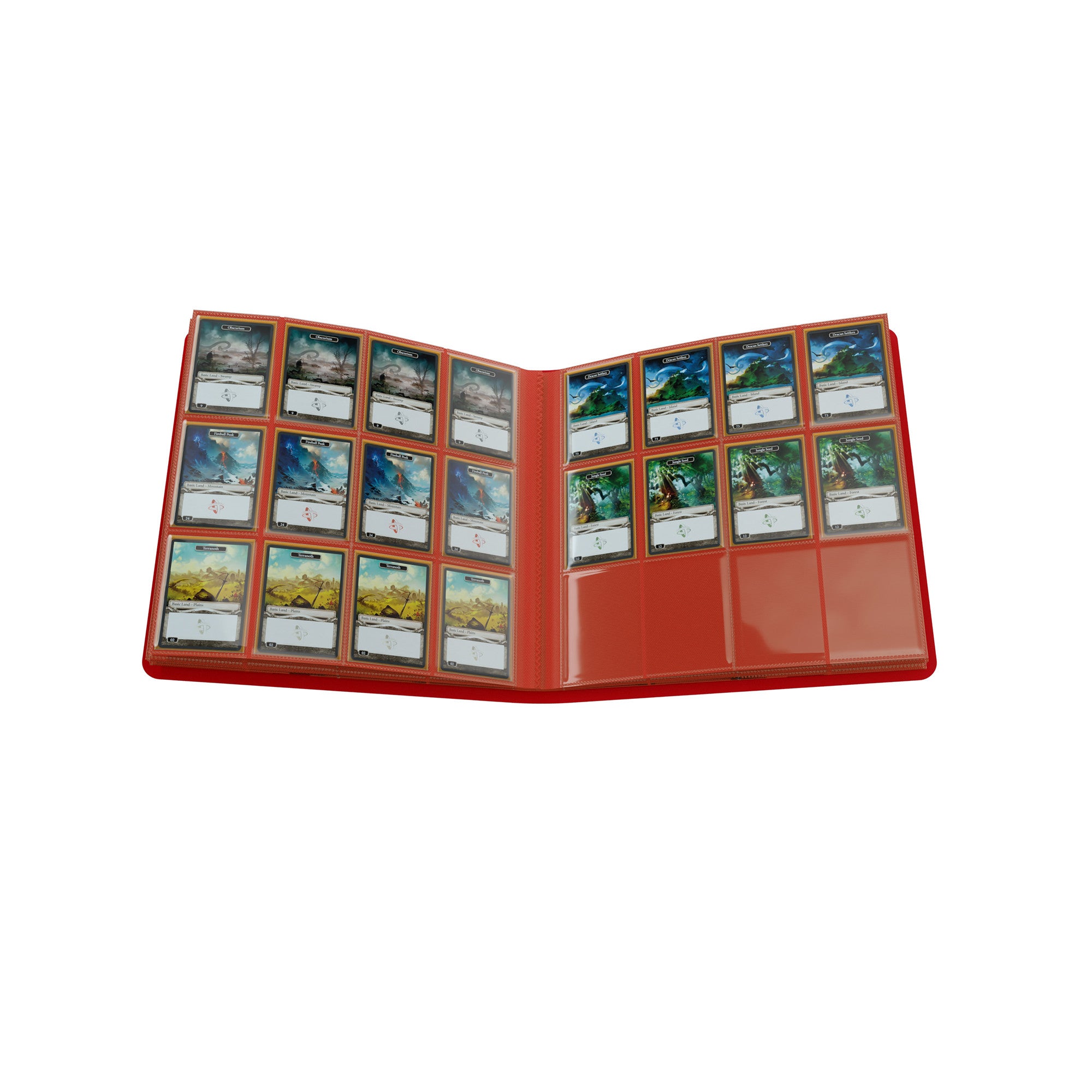 24-Pocket Casual Photo Album in Red - Perfect for Scrapbooking, Wedding Memories, and Family Photo Storage