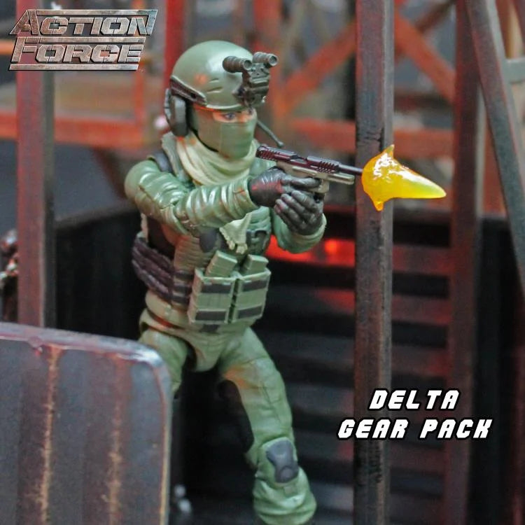 Action Force Delta Gear (Female) Accessory Set - Military Style Tactical Equipment for 6-Inch Action Figures | Perfect for Collectors, Cosplay & Battle Scene Displays