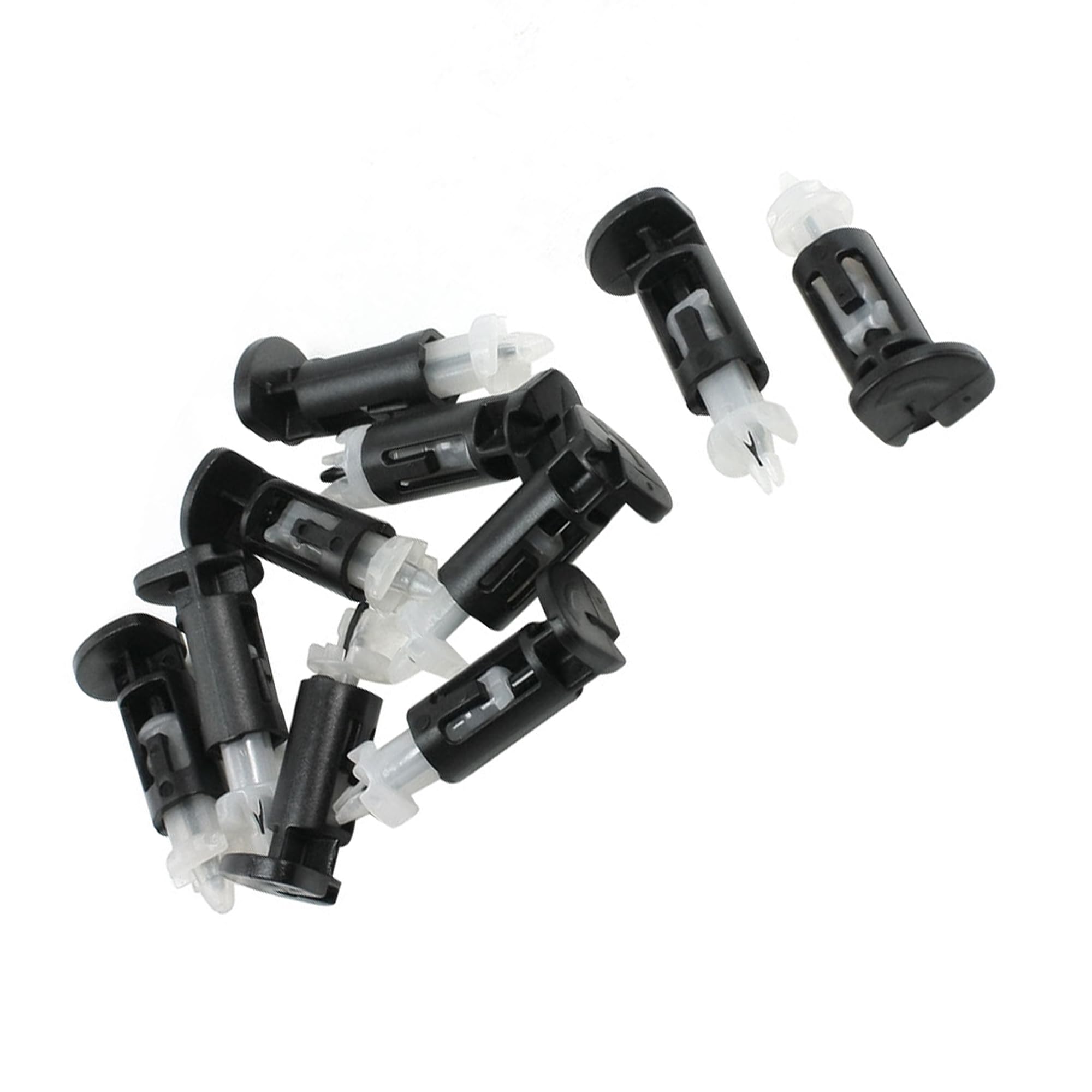 10Pcs Plastic Heatsink Mounting Clips for CPU Cooler | Secure 4-Way Mounting Pins | Ideal for PC Builds & Computer Upgrades
