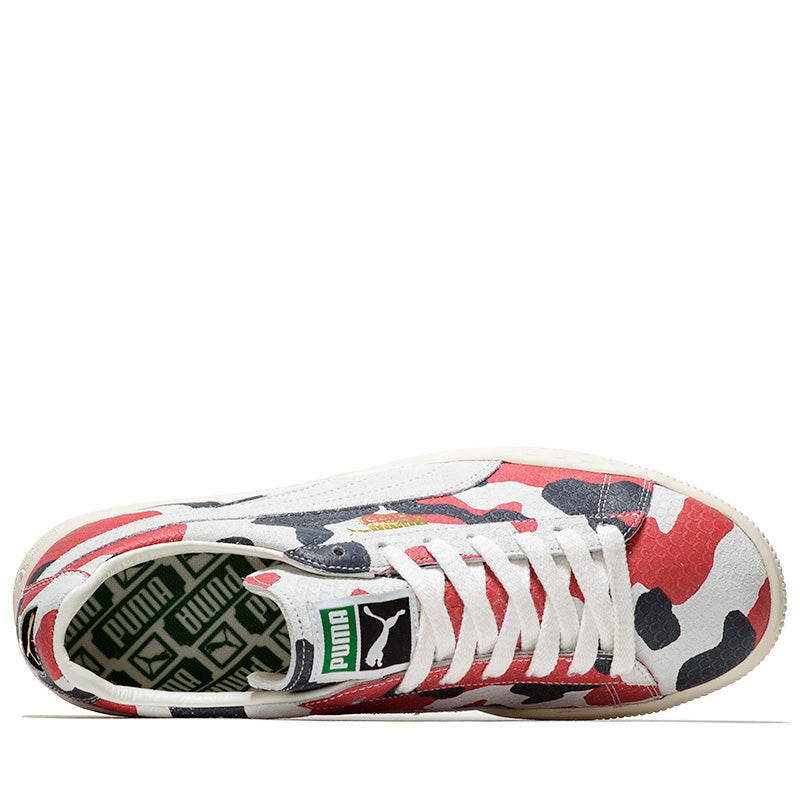 Original Puma Suede Classic Sneakers - Japan KOI Edition in White/Red - Retro Streetwear Shoes for Men & Women | Perfect for Casual Wear, Skateboarding & Urban Fashion