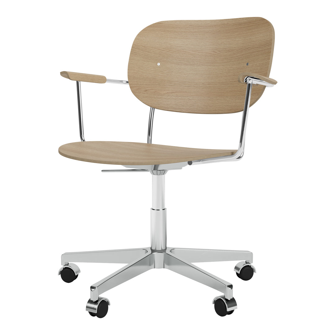 Ergonomic Office Armchair with Swivel Base & Smooth-Rolling Casters - Perfect for Home Office, Conference Rooms, and Workspaces