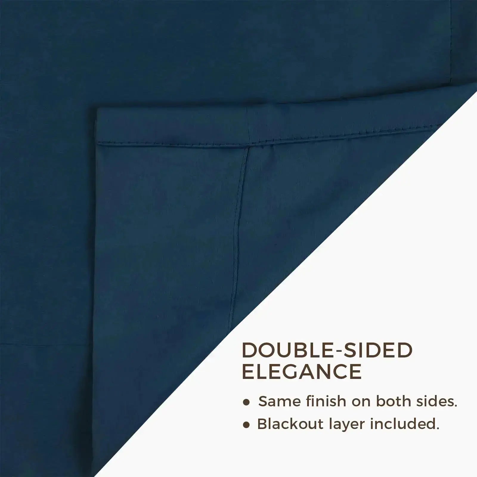 Blackout Pleated Curtains - 100% Light Blocking, Thermal Insulated for Bedroom & Living Room - Atlanta Home Decor