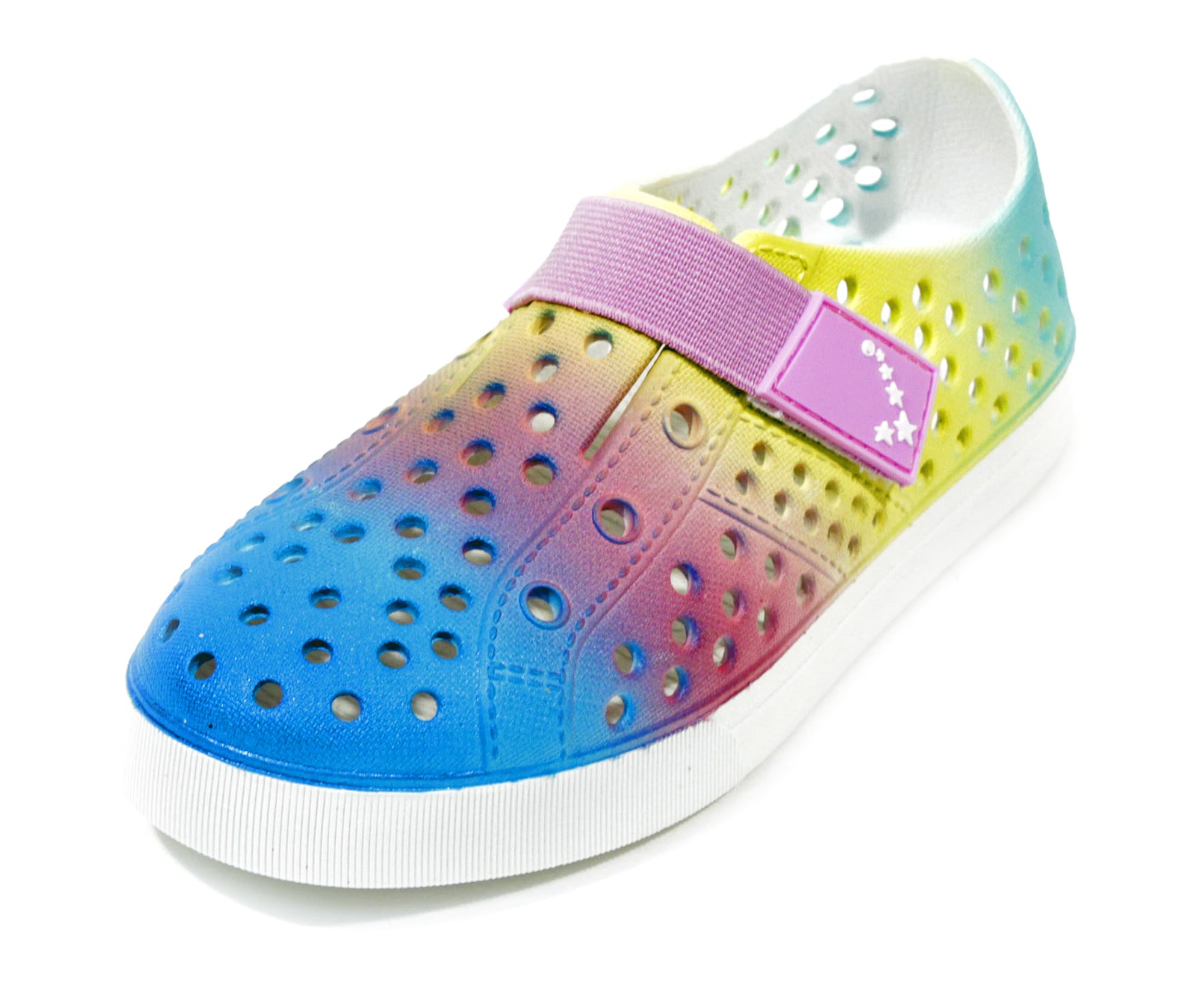 Luckers Girls Water Shoes Slip-On Quick Dry Sneakers for Beach Swimming Pool Outdoor Activities