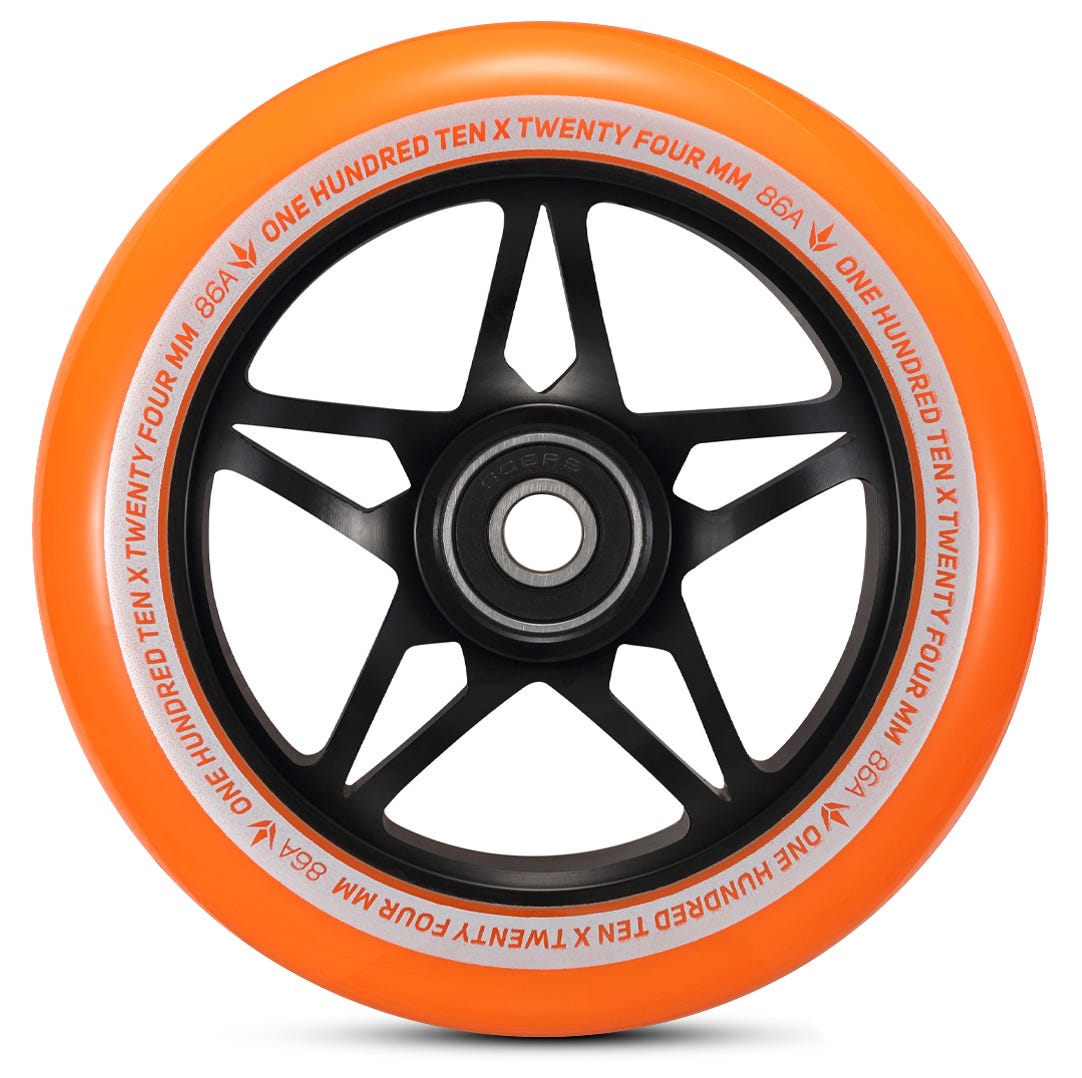 Orange and Black