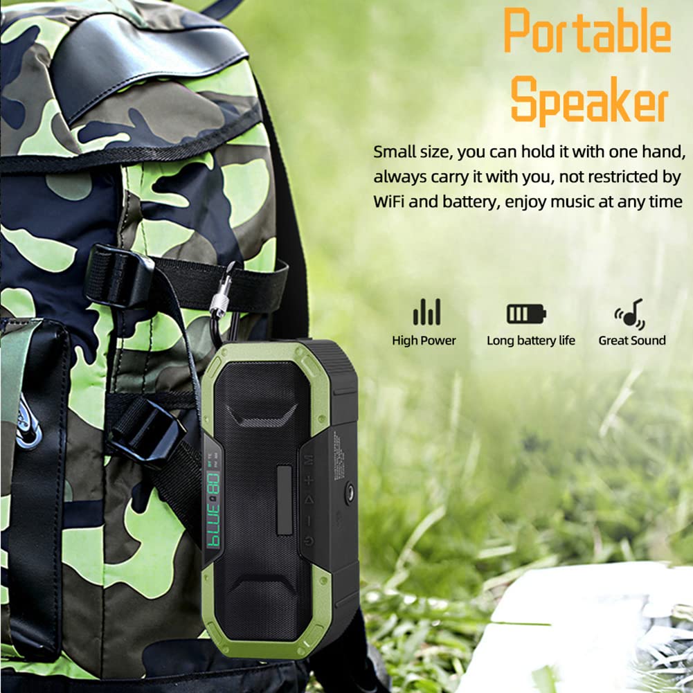 Wind Up Solar Radio - Hand Crank & Solar Powered DAB/FM Emergency Radio with USB Phone Charger, 5000mAh Battery - Perfect for Camping, Hiking, Power Outages & Outdoor Adventures
