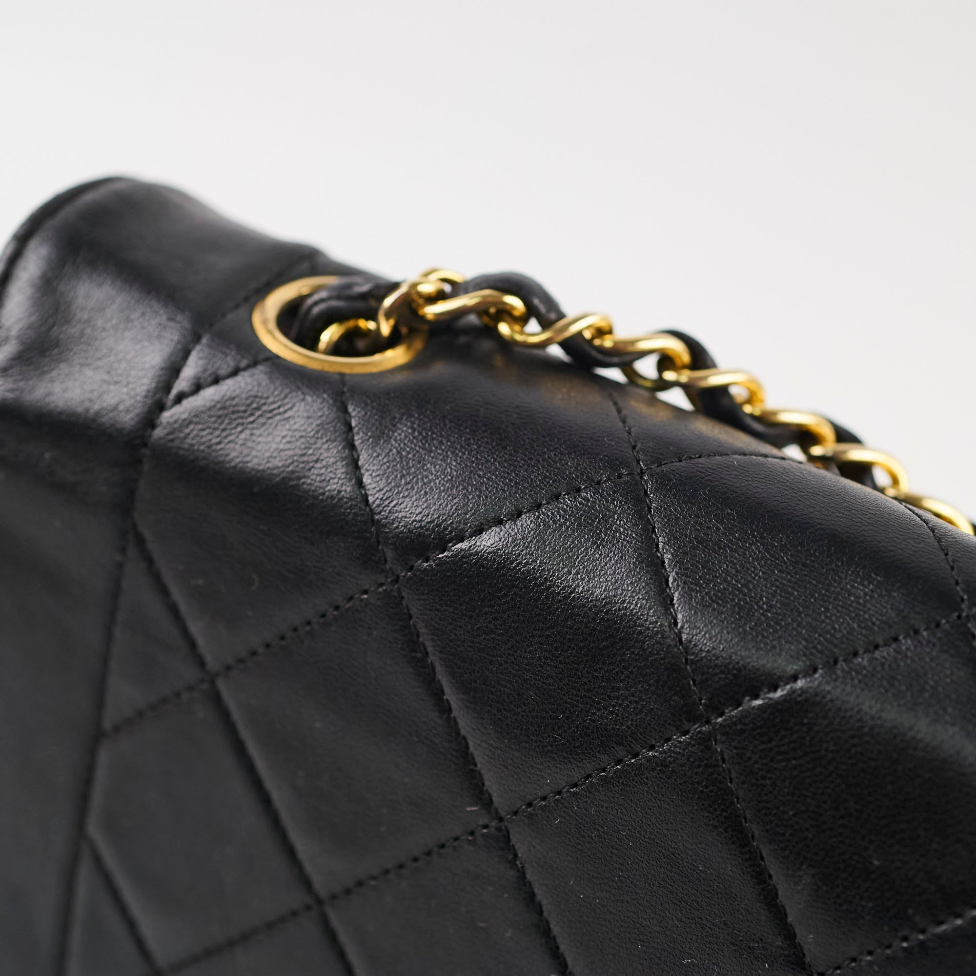 Chanel Medium Diana Bag Black Lambskin - Luxury Designer Handbag for Women | Perfect for Parties, Work & Everyday Use