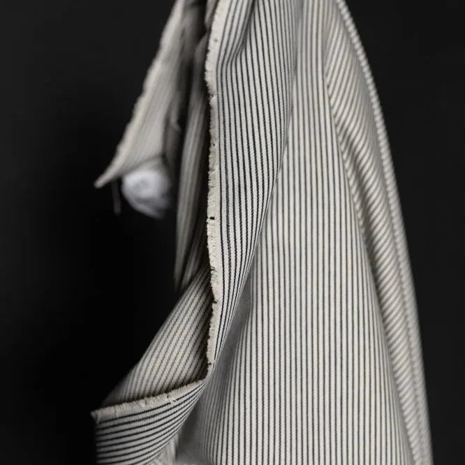 100% Organic Cotton Striped Denim Jeans for Women & Men - Eco-Friendly Fashion for Casual Wear & Everyday Outfits