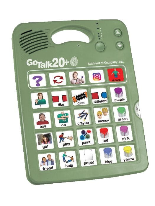 Go Talk 20+ Lite Touch - AAC Communication Device for Nonverbal Kids & Adults | Speech Therapy Tool for Autism, Stroke Recovery & Special Needs | Home, School & Therapy Use