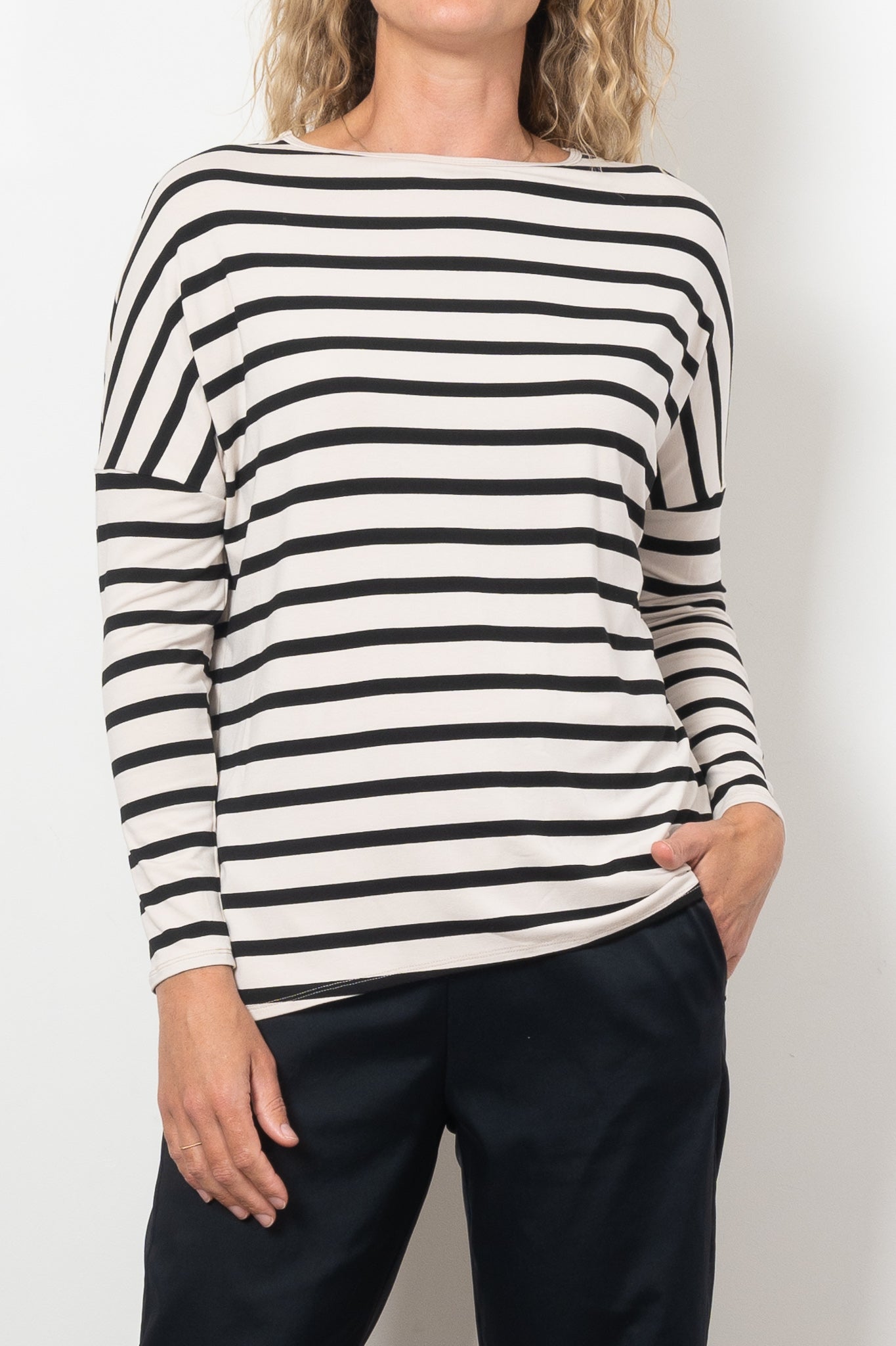 Mela Purdie Boat Sweater Trunk Stripe Knit - Classic Striped Knitwear for Men & Women - Perfect for Sailing, Casual Outings and Fall Layering