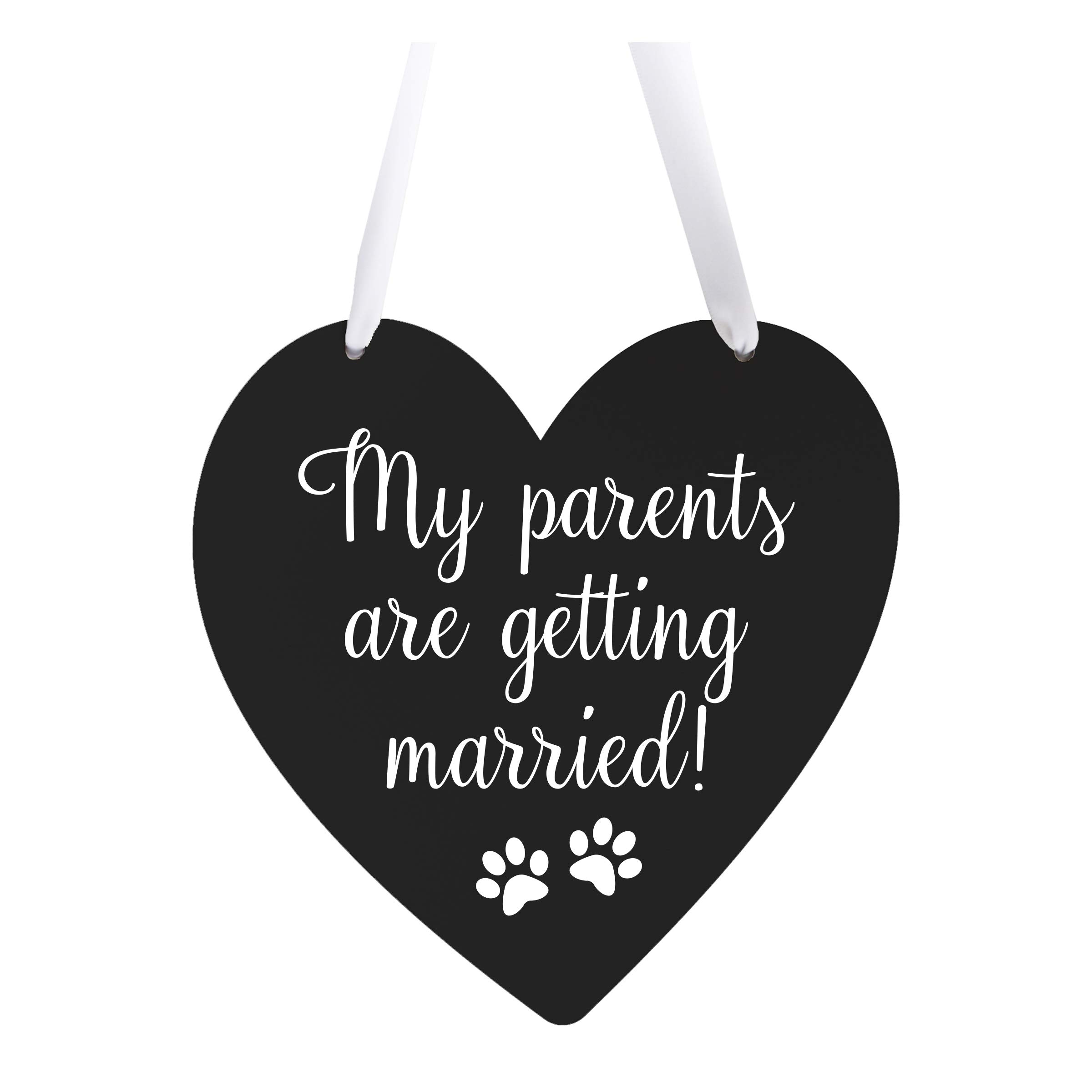 LifeSong Wedding Anniversary Pet Rope Sign - Bride & Groom Decor for Ceremonies