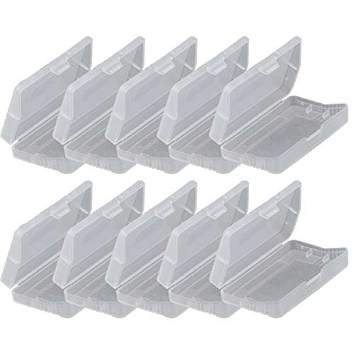 10Pcs Clear GBA Game Card Storage Cases - Protective Dustproof Box for Nintendo Game Boy Advance Games | Portable Organizer for Game Collection & Travel Use