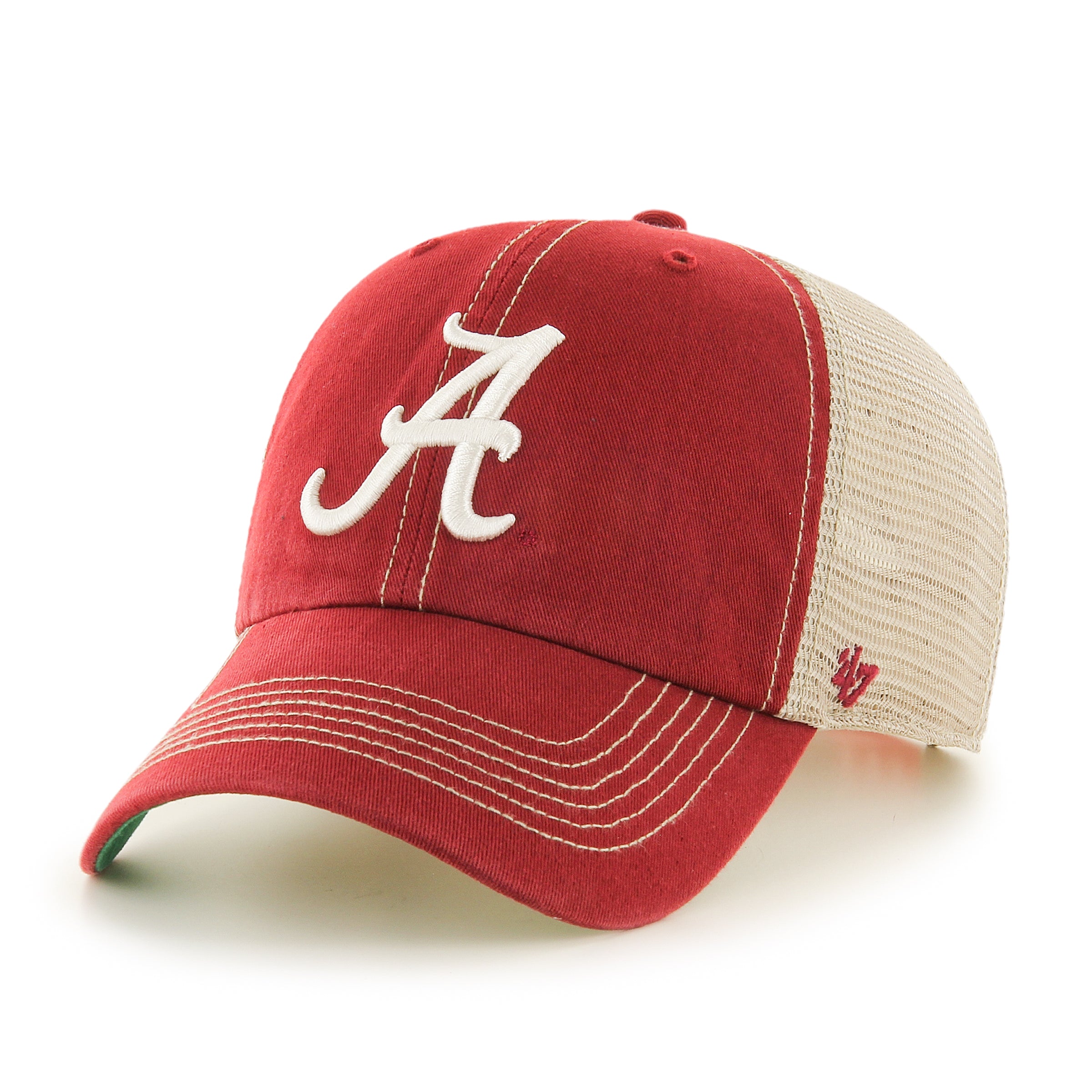 47 Brand Alabama Crimson Tide Razor Cleanup Trawler Adjustable Hat - Red | NCAA College Football Fan Gear for Men & Women | Perfect for Game Day, Tailgating & Outdoor Activities