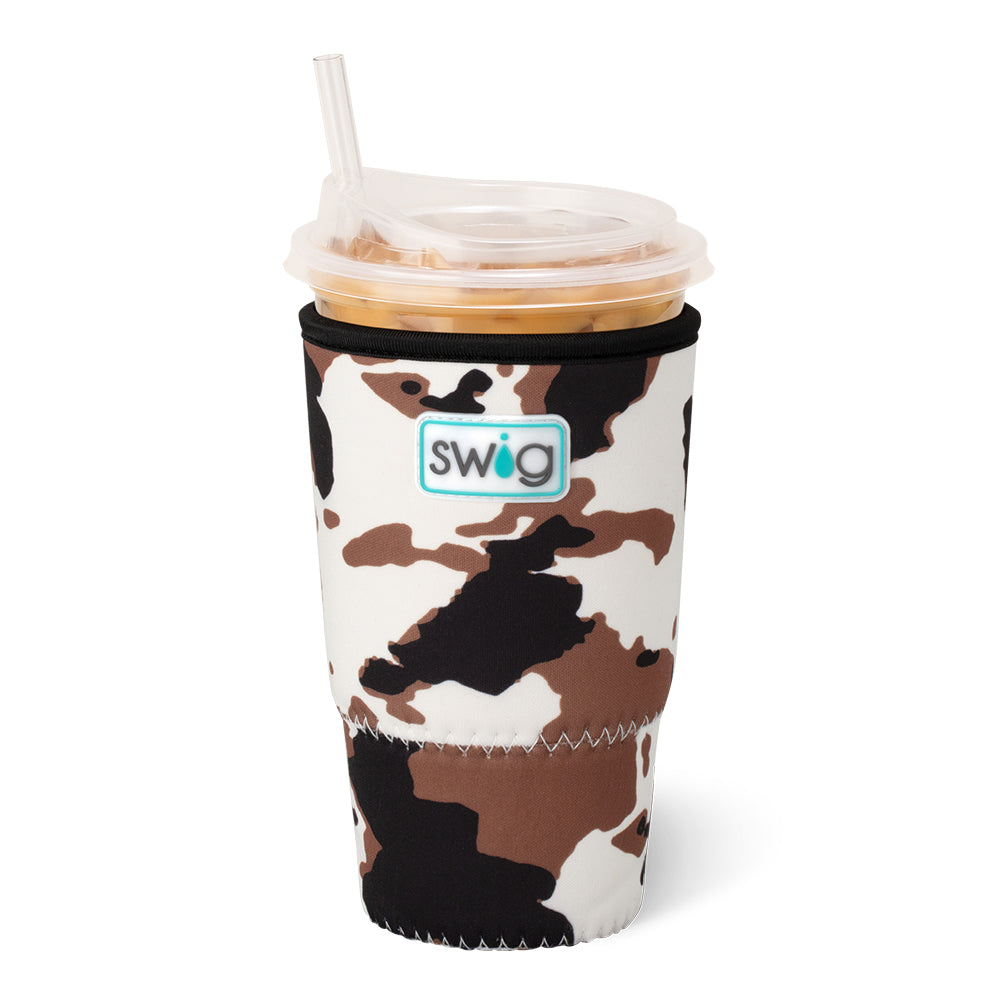 Hayride Large Iced Cup Coolie - Insulated Beverage Sleeve for 30oz Tumblers - Perfect for Iced Coffee, Smoothies & Cold Drinks at BBQs, Picnics and Outdoor Parties