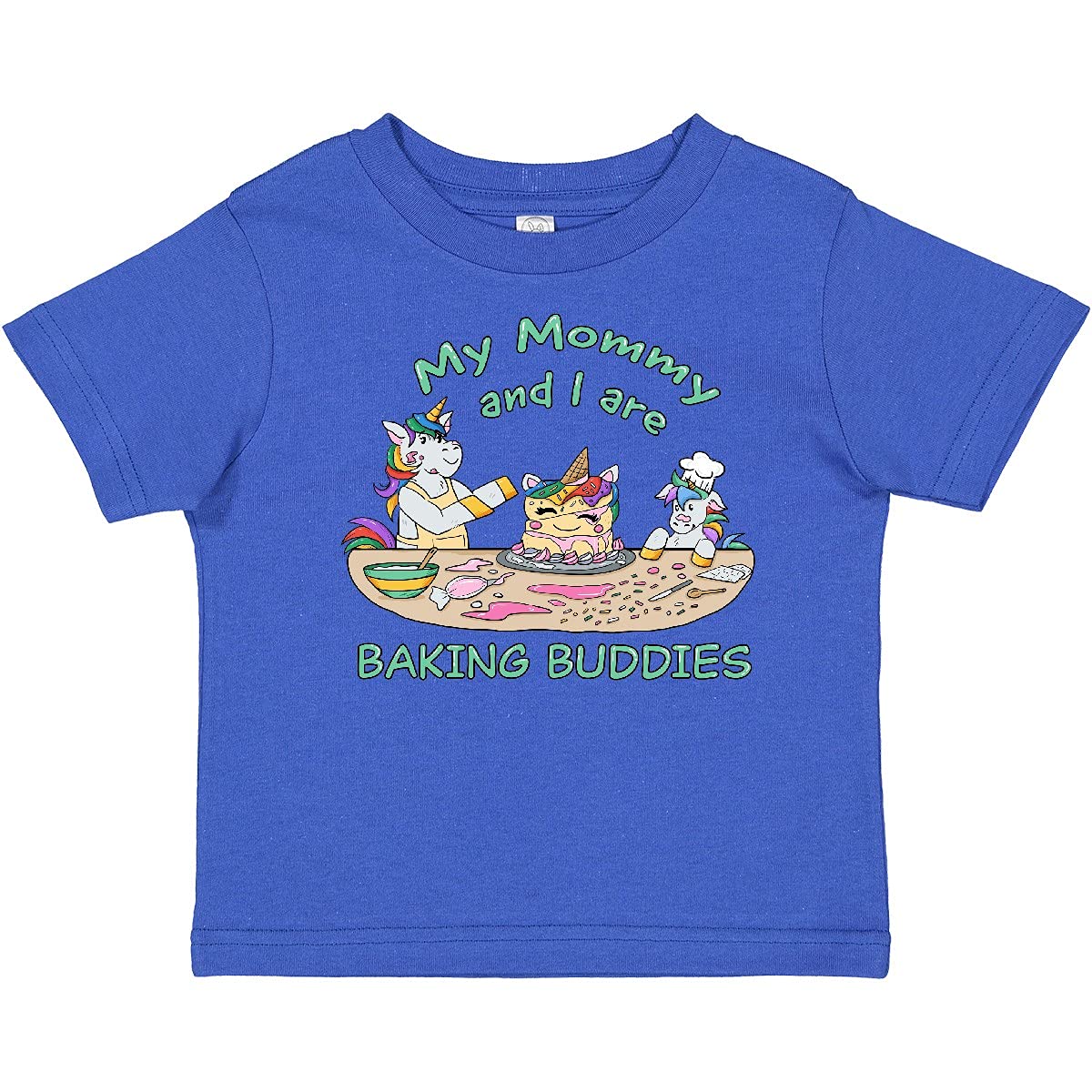 My Mommy and I are Baking Buddies Baby T-Shirt | Cute Matching Mother Daughter Baking Outfit | Perfect for Baking Together, Family Photos & Special Occasions