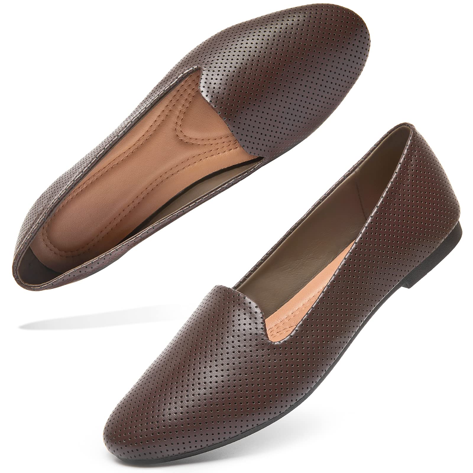 **Hash Bubbie Women's Ballet Flats - Black Slip-On Comfortable Dress Shoes for Casual Wear | Perfect for Work, Office, and Everyday Outfits**