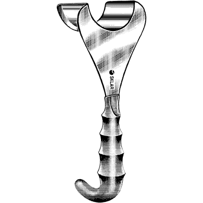 Delee Retractor 90 3452 - High-Quality Medical Retractor for Obstetric & Gynecological Procedures | Ideal for Delivery Room & Surgical Use