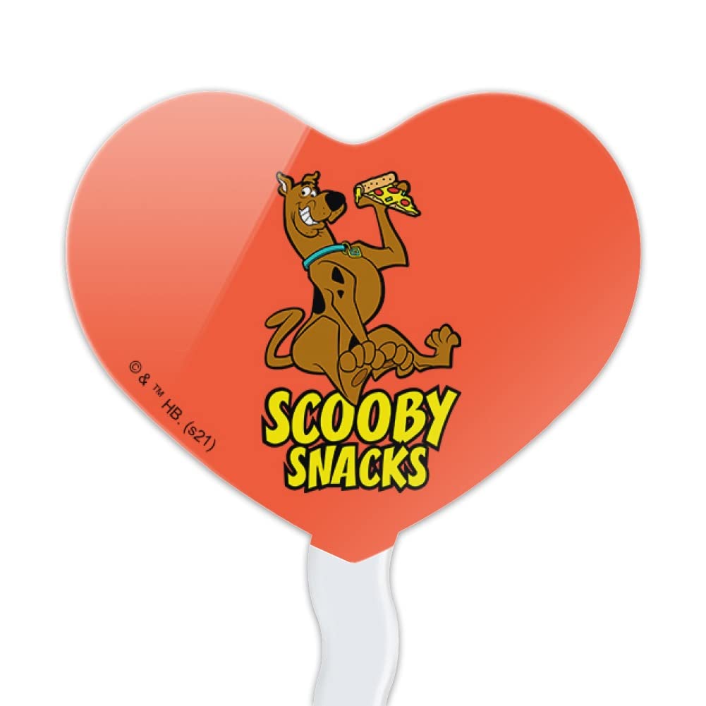 Scooby Snacks Heart Love Cupcake Picks Toppers - Set of 6 Adorable Cake Decorations for Valentine's Day, Birthday Parties & Wedding Desserts
