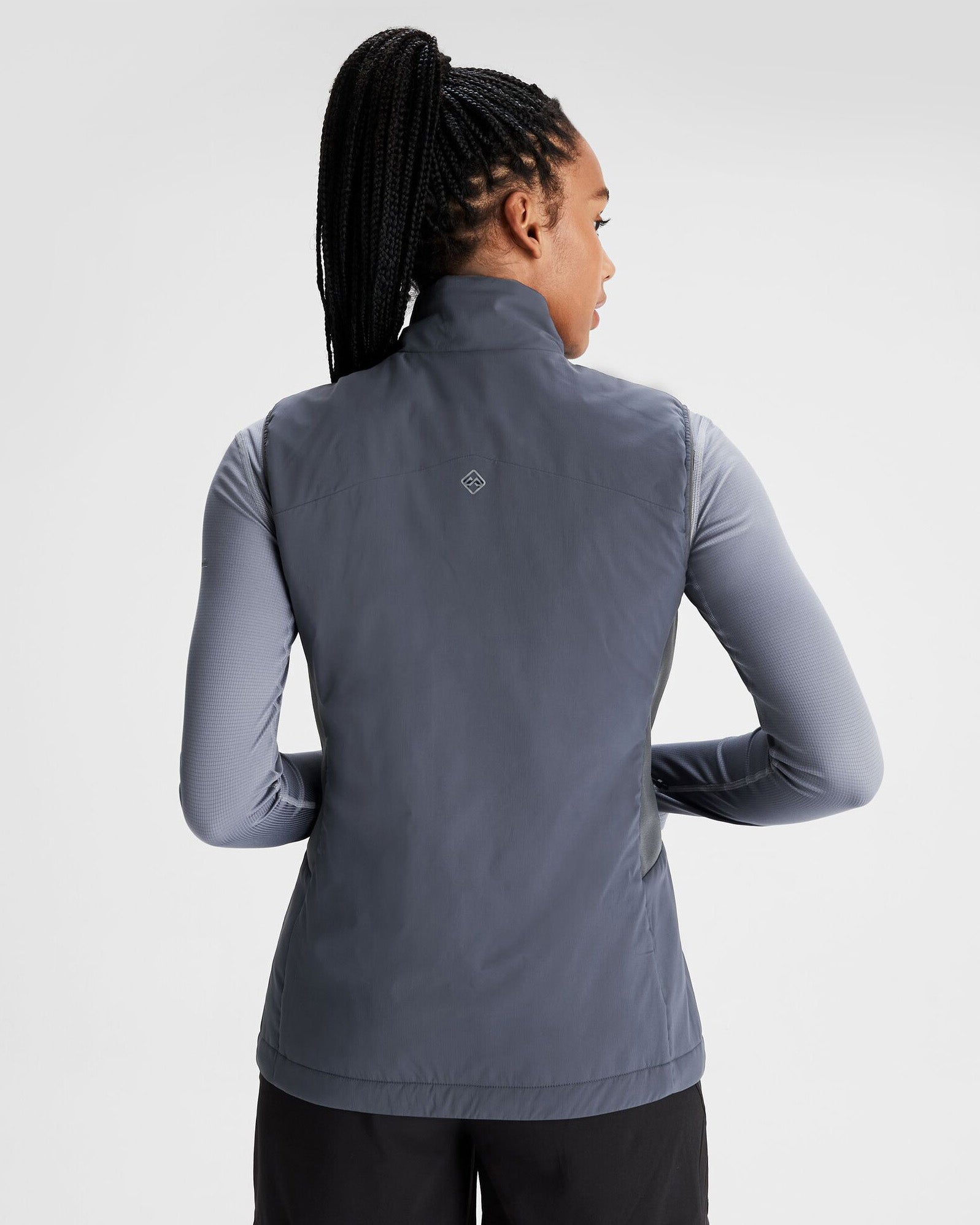 Women's Seeker PrimaLoft® Active Vest - Lightweight Insulated Winter Jacket for Outdoor Hiking & Running - Night Black