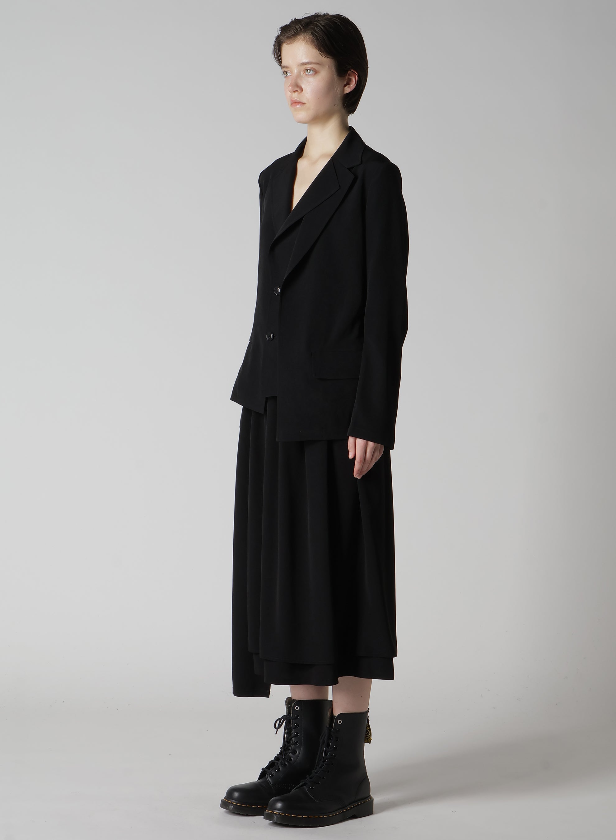 Elegant Crepe de Chine 2-Layer Jacket for Women - Lightweight & Stylish Outerwear for Office, Travel & Casual Wear