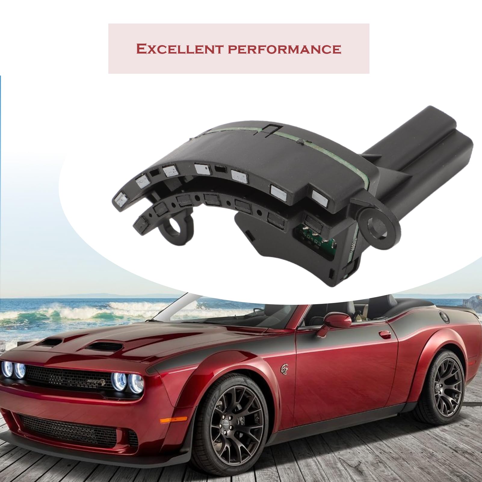 Steering Wheel Angle Sensor 5135969AA Replacement for Dodge Charger 2006-2010, Magnum 2005-2008, Challenger 2008-2010 & Chrysler 300 2005-2010 - OE Part #0025428018 - Perfect for Steering Control & Vehicle Stability System Repair