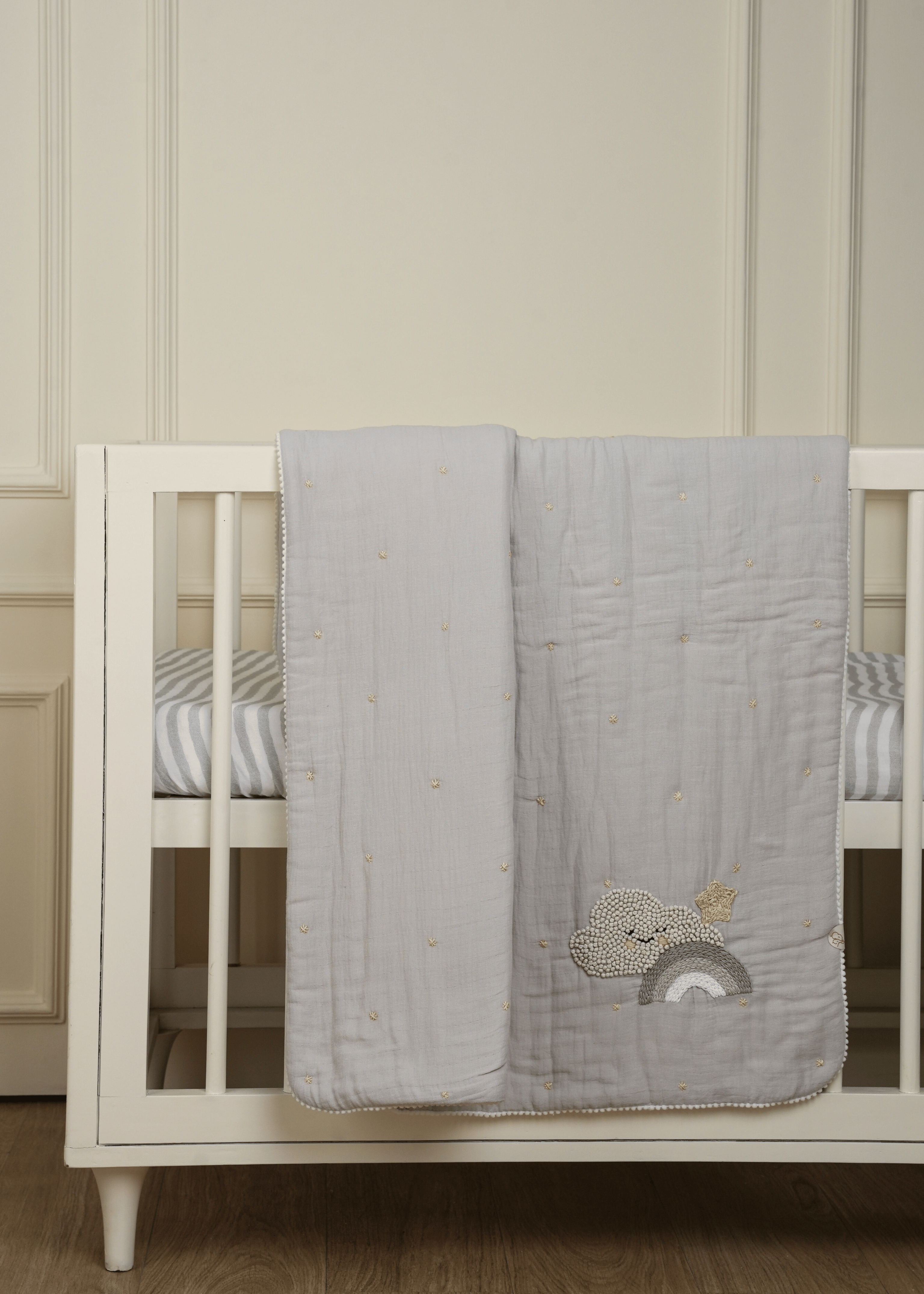 Starry Night Baby Crib Bedding Set - Soft Cotton Nursery Bedding for Newborns & Toddlers - Perfect for Nursery Decor, Baby Showers & Gift Giving